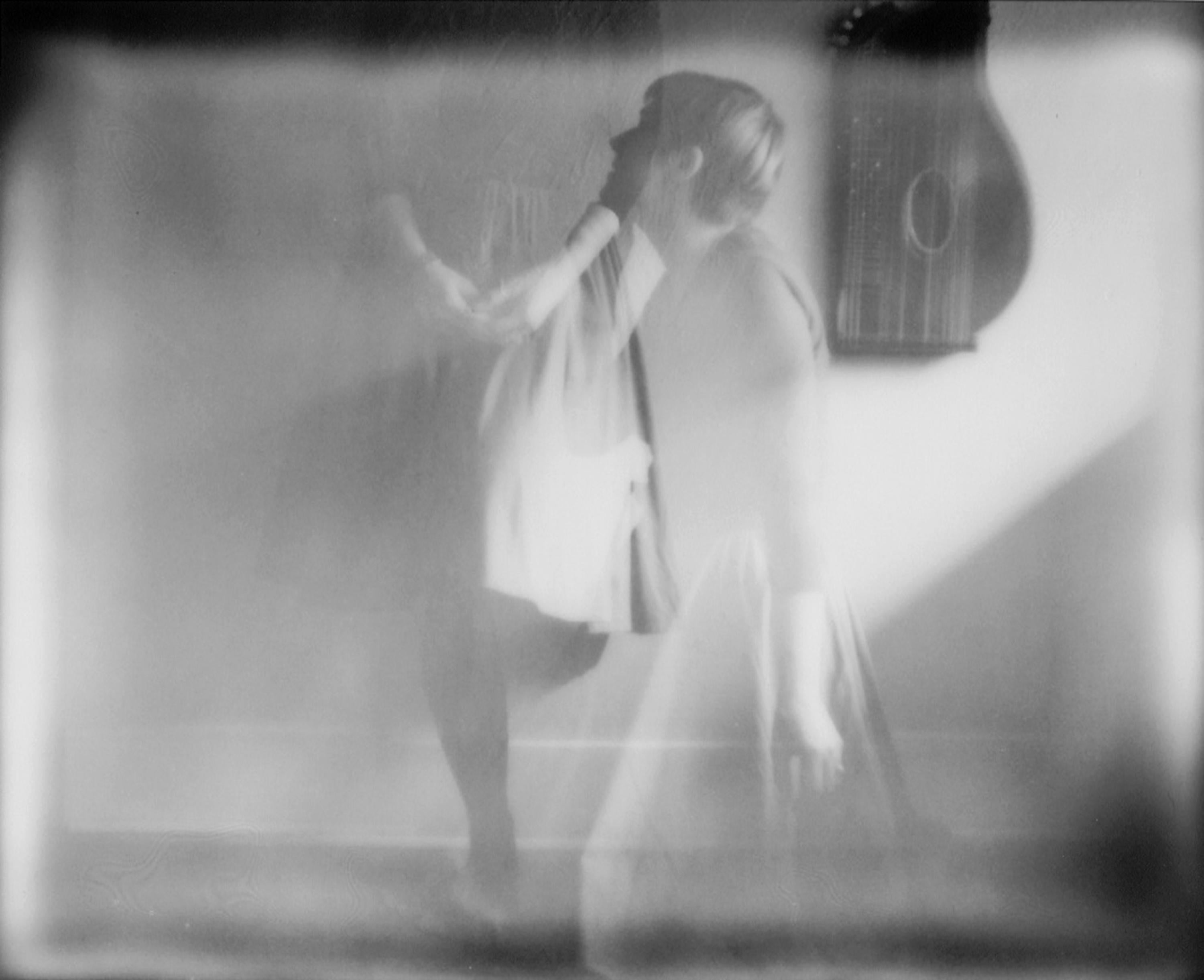 Lisa Toboz Black and White Photograph - Reawakening - Contemporary, Figurative, Woman, Polaroid, 21st Century, Portrait