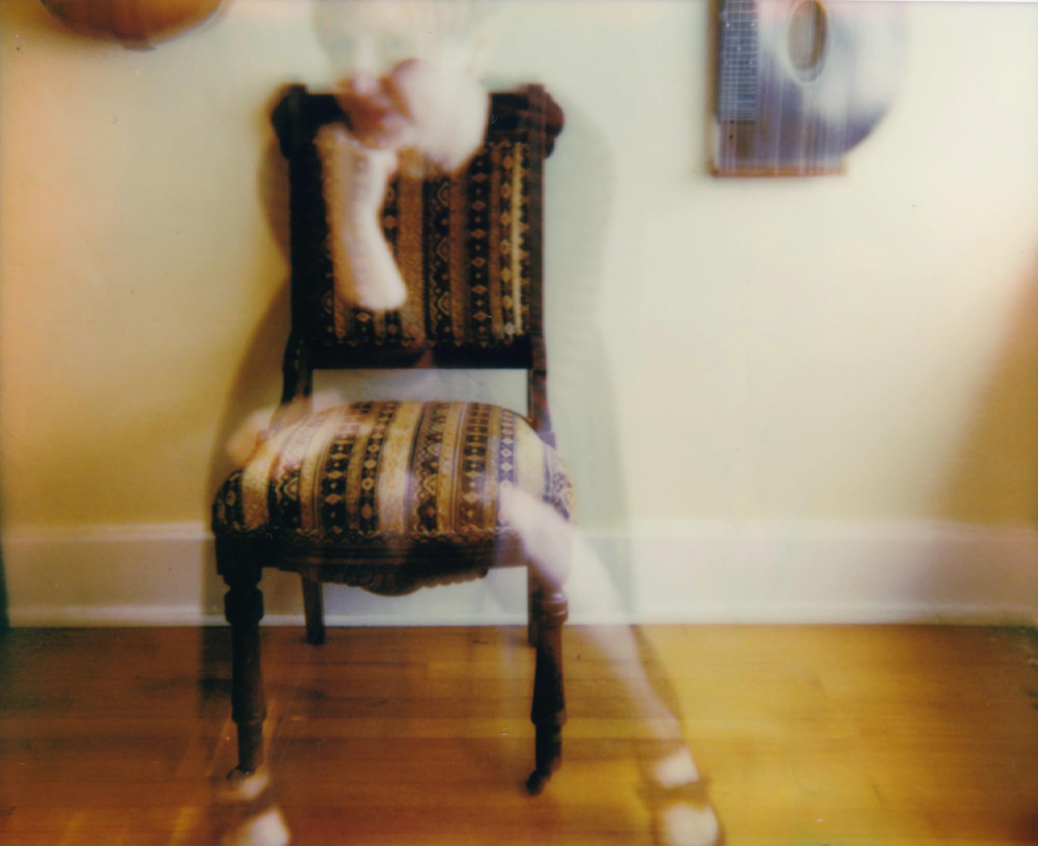 Lisa Toboz Color Photograph - Coming into Focus - Contemporary, Woman, Polaroid, Photograph, 21st Century