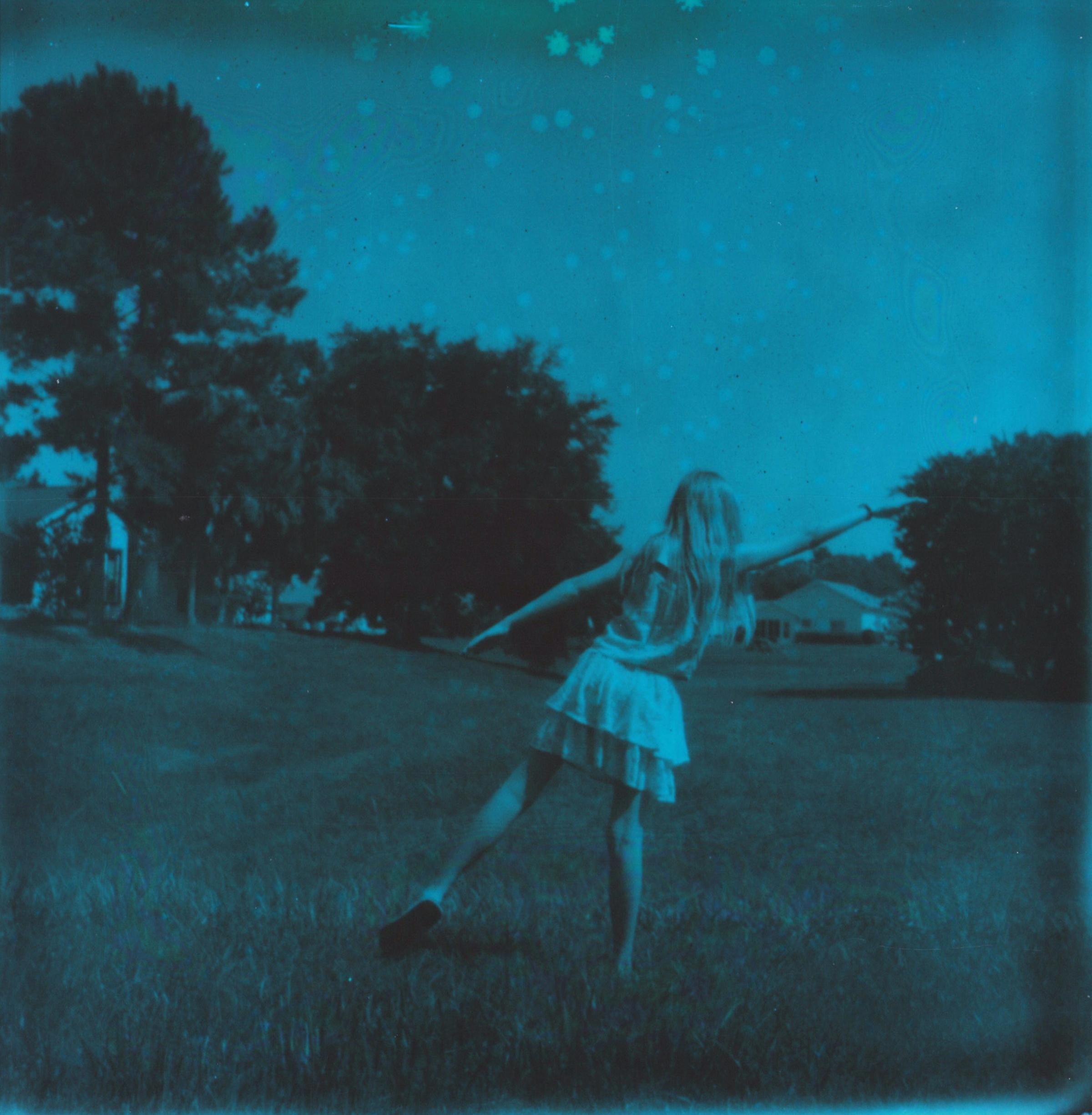 Lisa Toboz Color Photograph - Fly Away Home -  Contemporary, Figurative, Woman, Polaroid,  21st Century