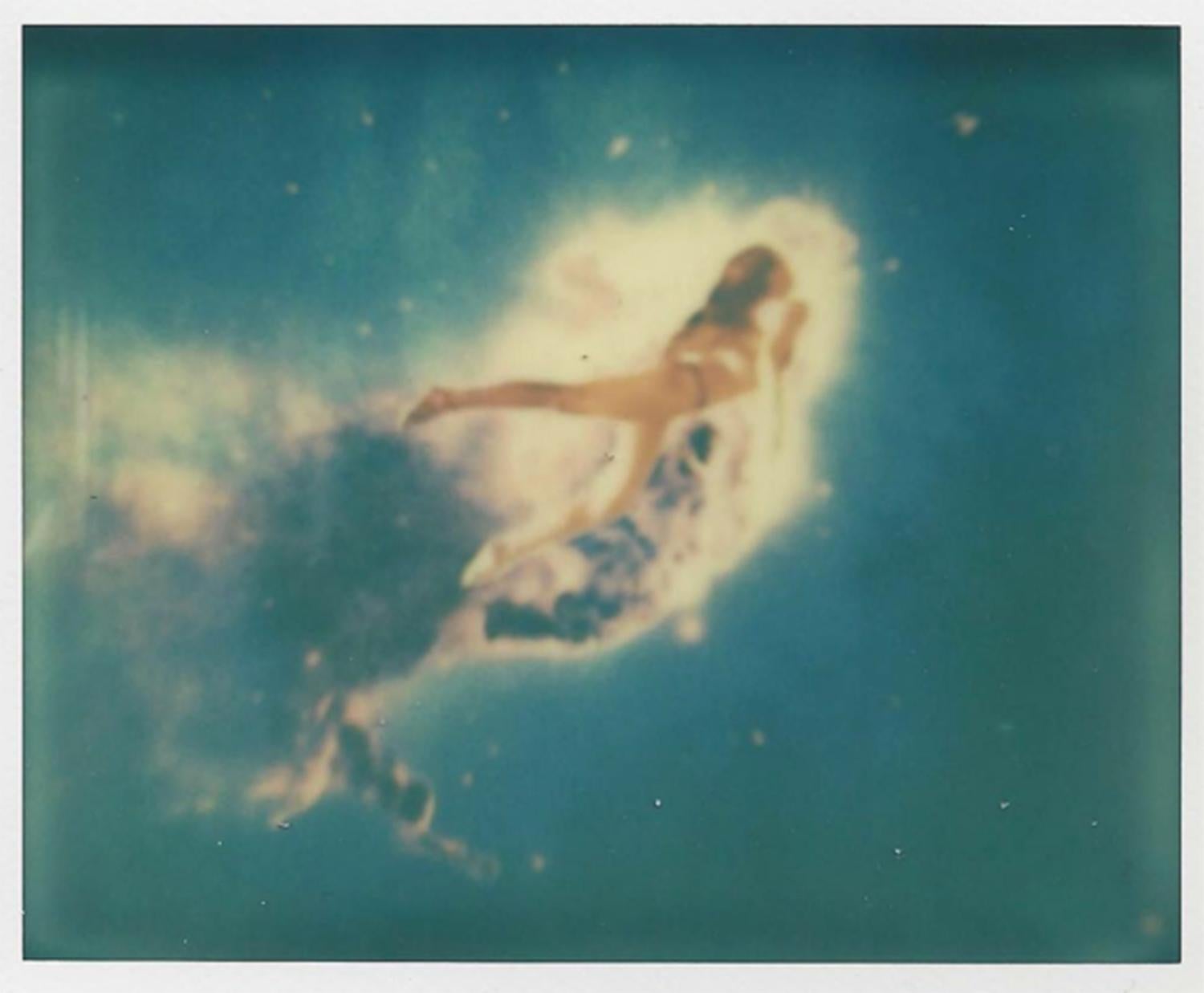 Josey Cary Figurative Photograph - Nebula - Contemporary, Polaroid, Photograph, Abstract, 21st Century, Mermaid, Bl