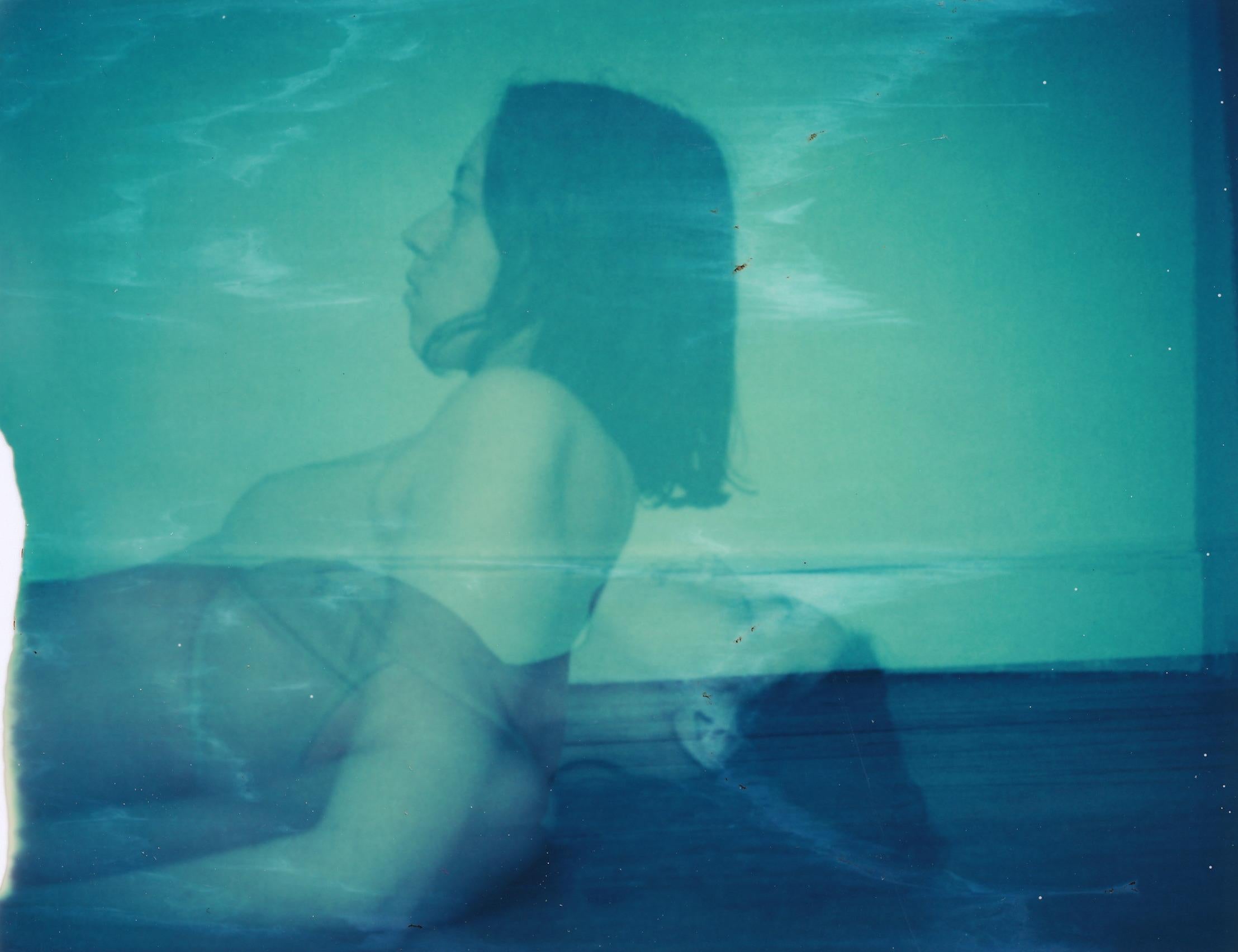 Leanne Surfleet Portrait Photograph - Sleep Anxiety - Mounted, Contemporary, Polaroid, Color, Portrait