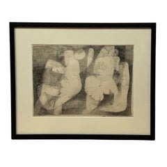 NudeFigures Black and White Drawing by Shiro Ikegawa