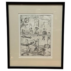 Disegno satirico "Gente di strada" di John Marx