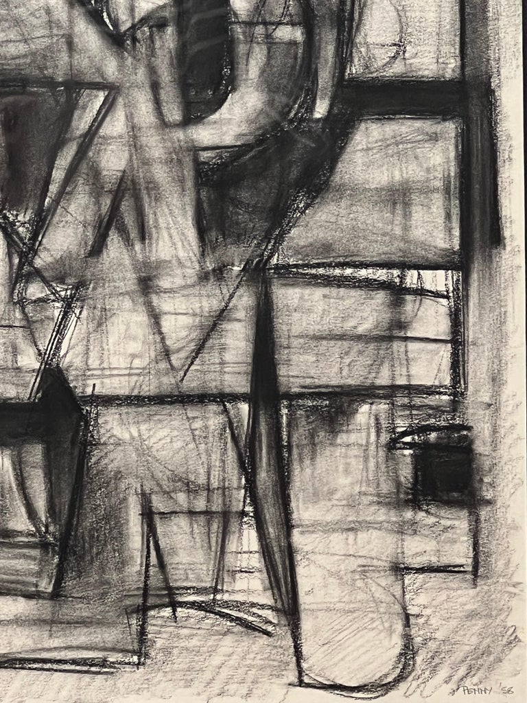 Aubrey Penny - Framed Charcoal Drawing by Aubrey Penny For Sale at 1stDibs