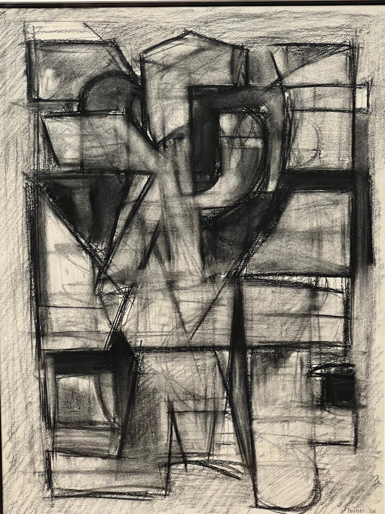 Aubrey Penny - Framed Charcoal Drawing by Aubrey Penny For Sale at 1stDibs