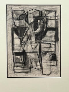 Framed Charcoal Drawing by Aubrey Penny