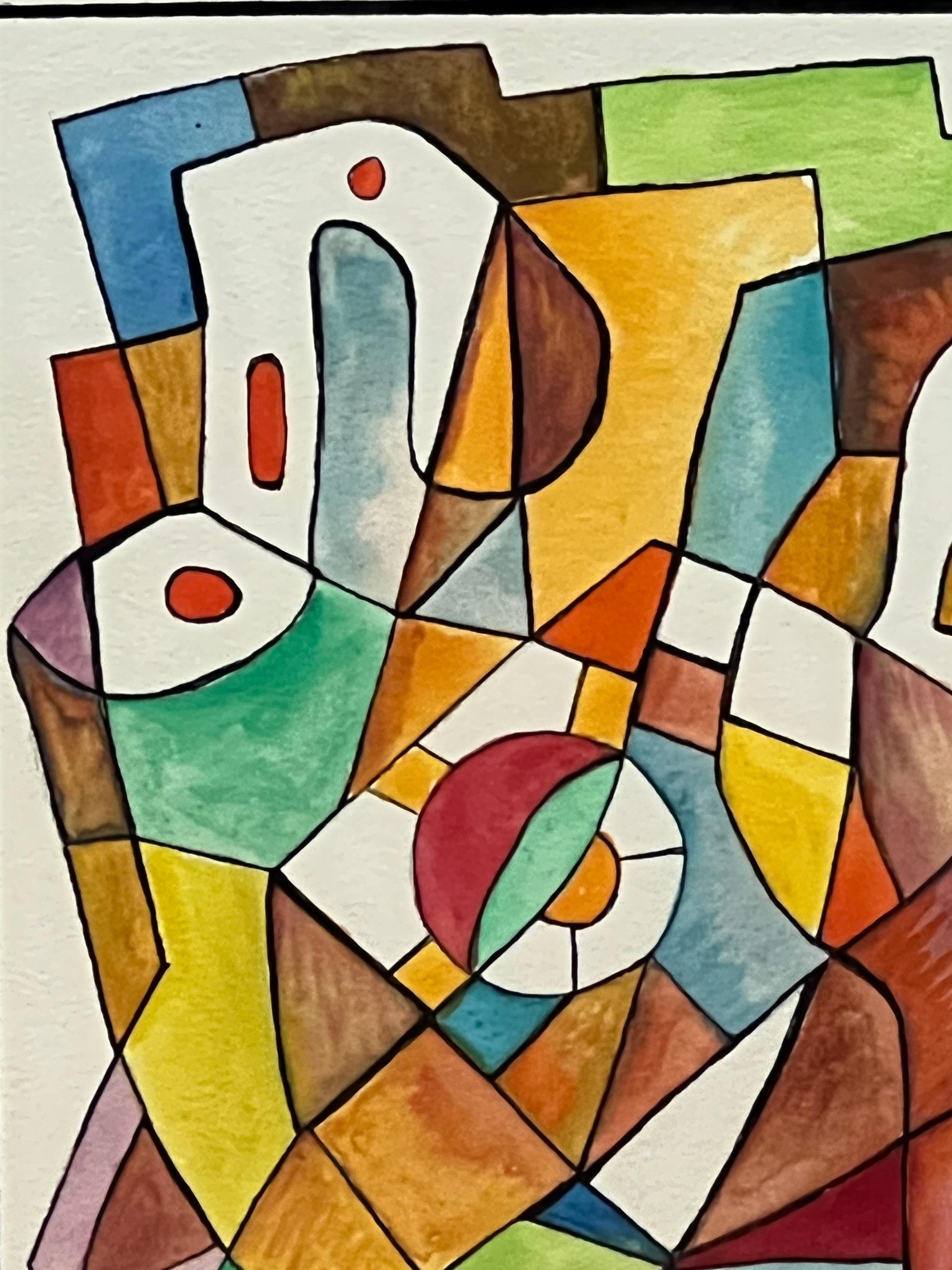 Abstract Watercolor #3  by Carl Lewis Pappe For Sale 2