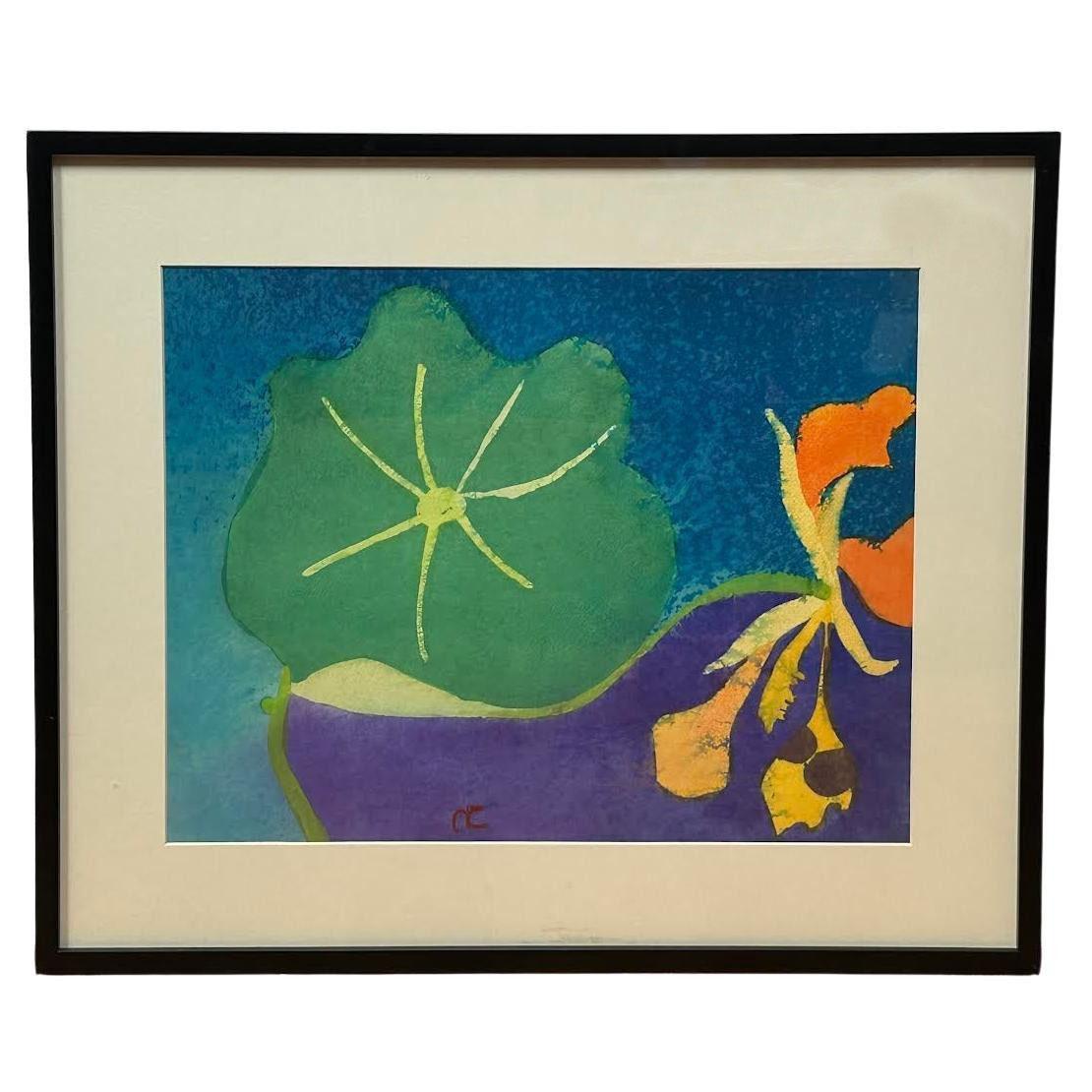 With this colorful and minimalist watercolor by the artist Jae Carmichael, we are immersed in the vibrant world of Fauvism, as championed by Henri Matisse.  Color above all, and perhaps even more than drawing, is a liberation," serves as a guiding