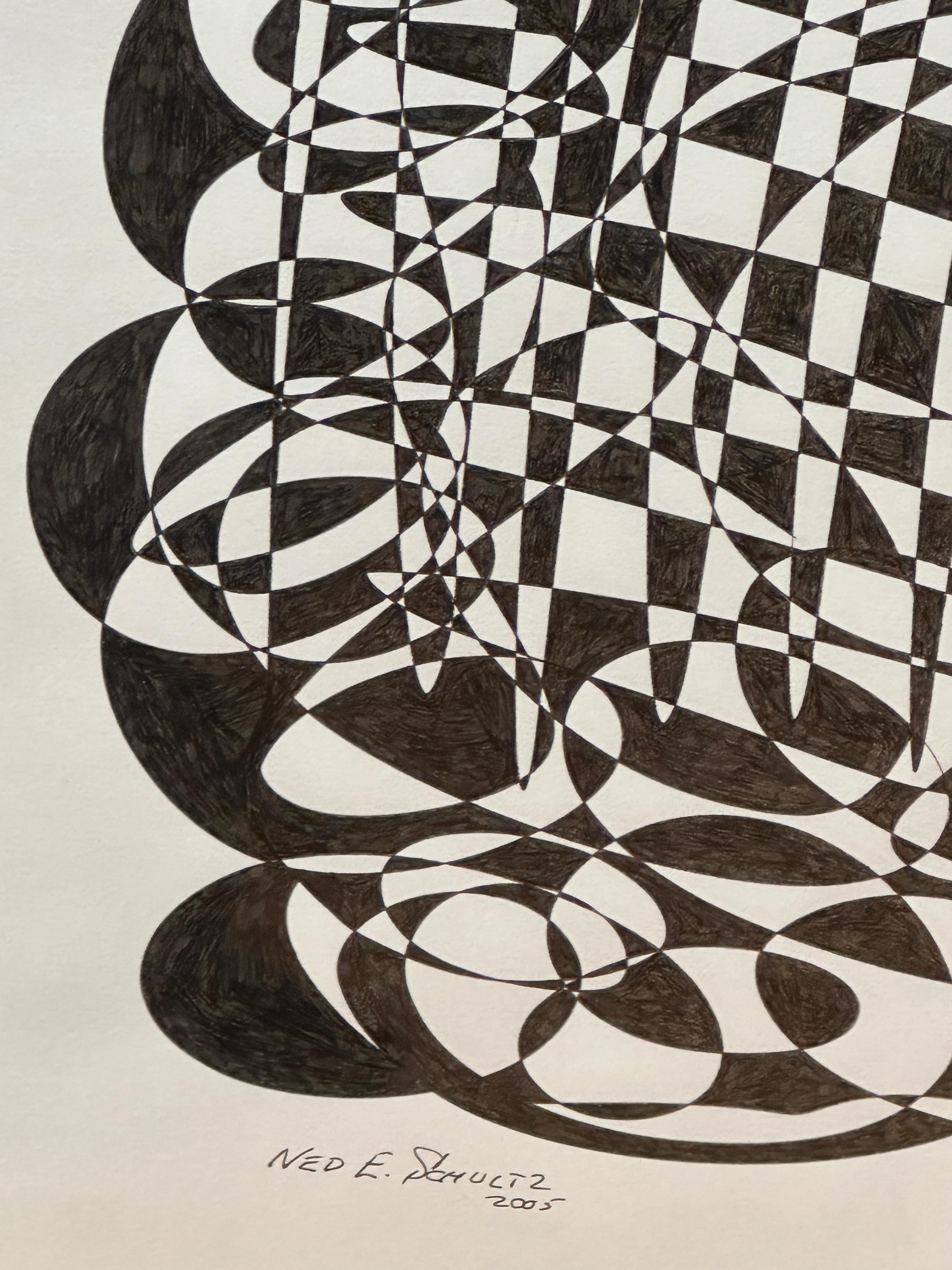 Le pouvoir d'une image ne se perçoit pas d'un seul coup d'œil. Pour la comprendre pleinement, il faut l'interpréter, se laisser bercer par son équilibre. 

L'architecture de son dessin devient un cadre pour projeter une relation absolue entre le