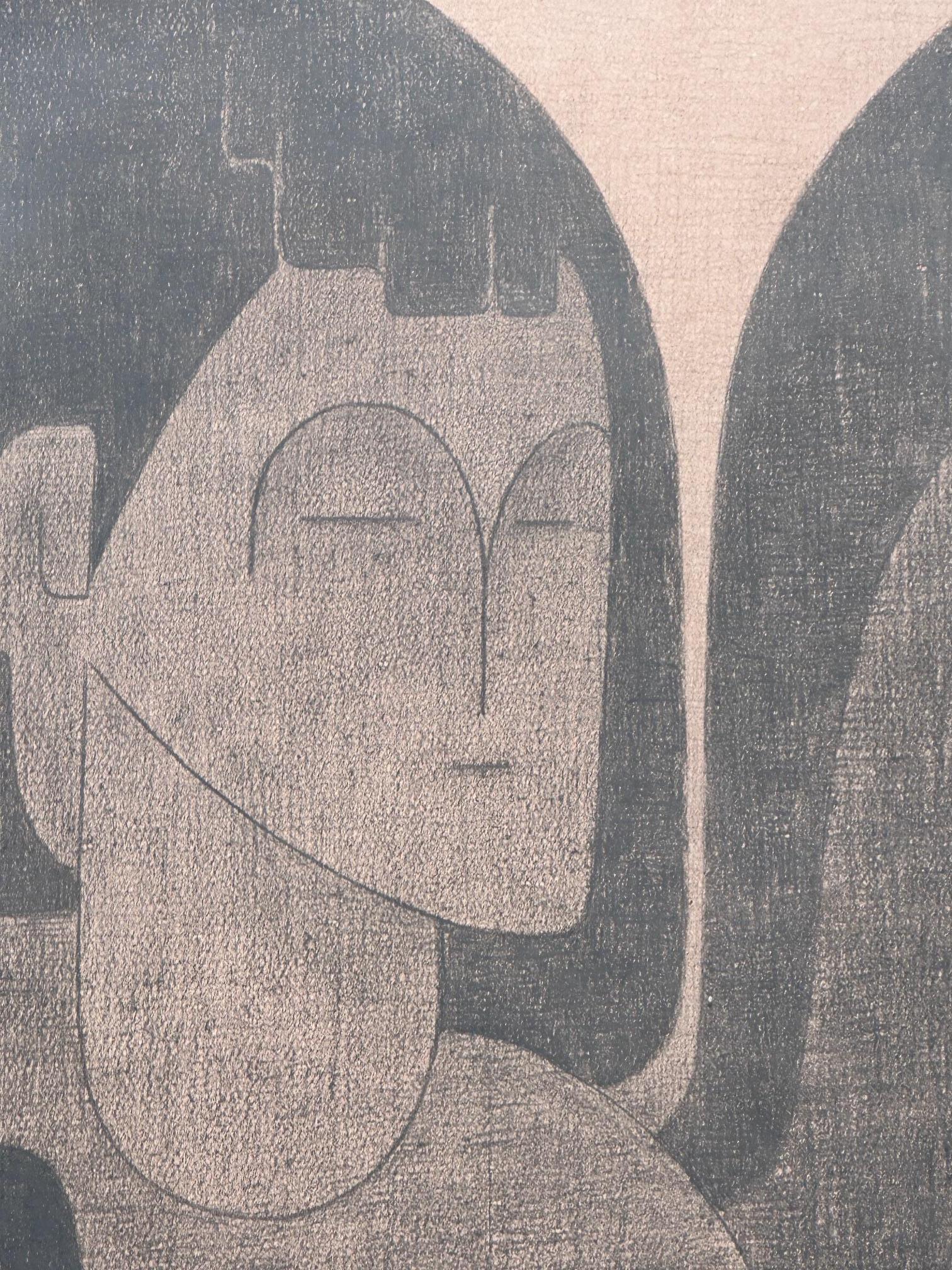 Disegno a matita di un angelo di Eugenie O'Kin in vendita 1