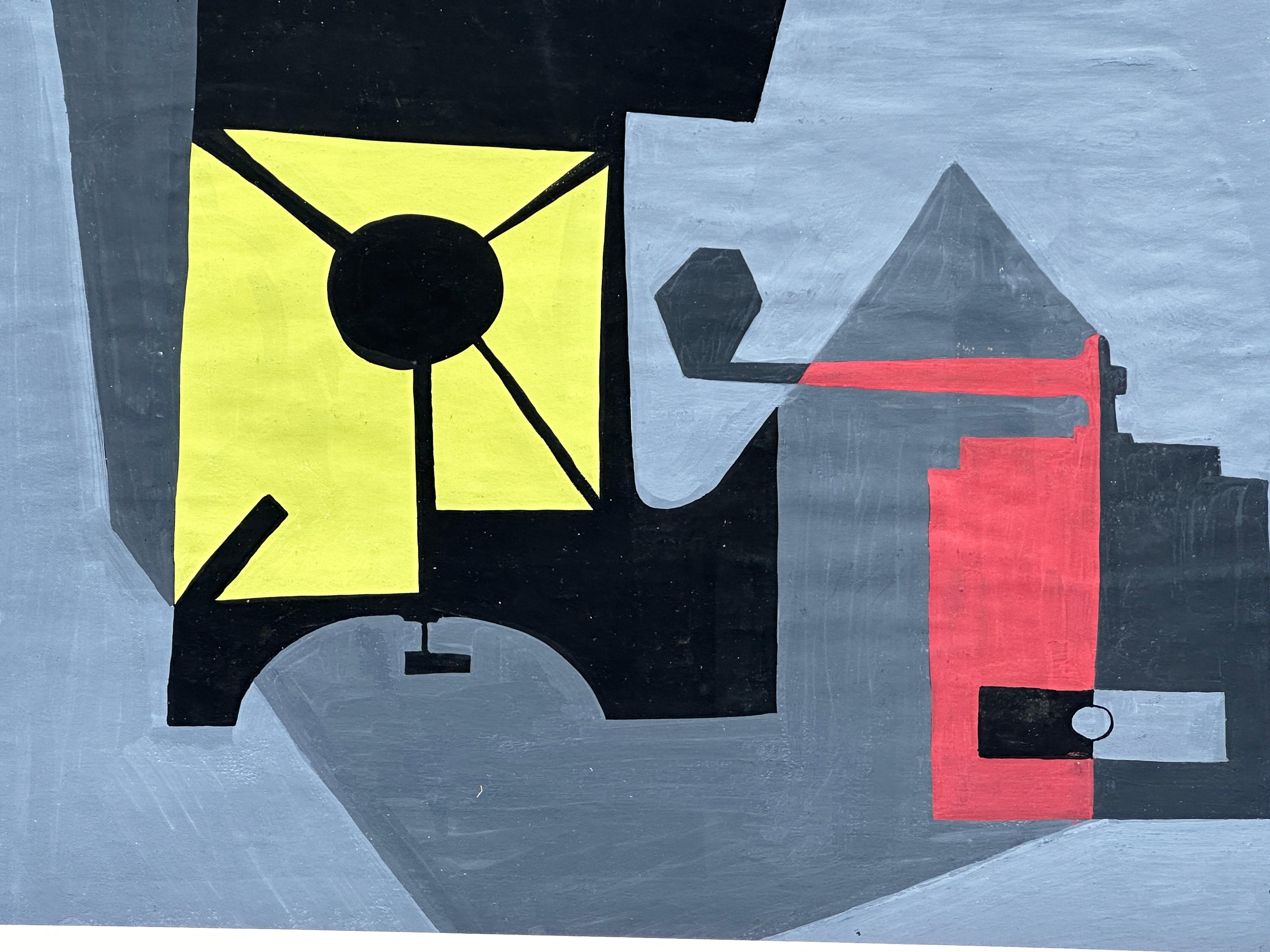 Acuarela Abstracta de David Segel en venta 3