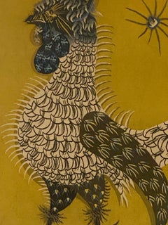 "The Fishing Rooster" Tapestry by Jean Lurçat