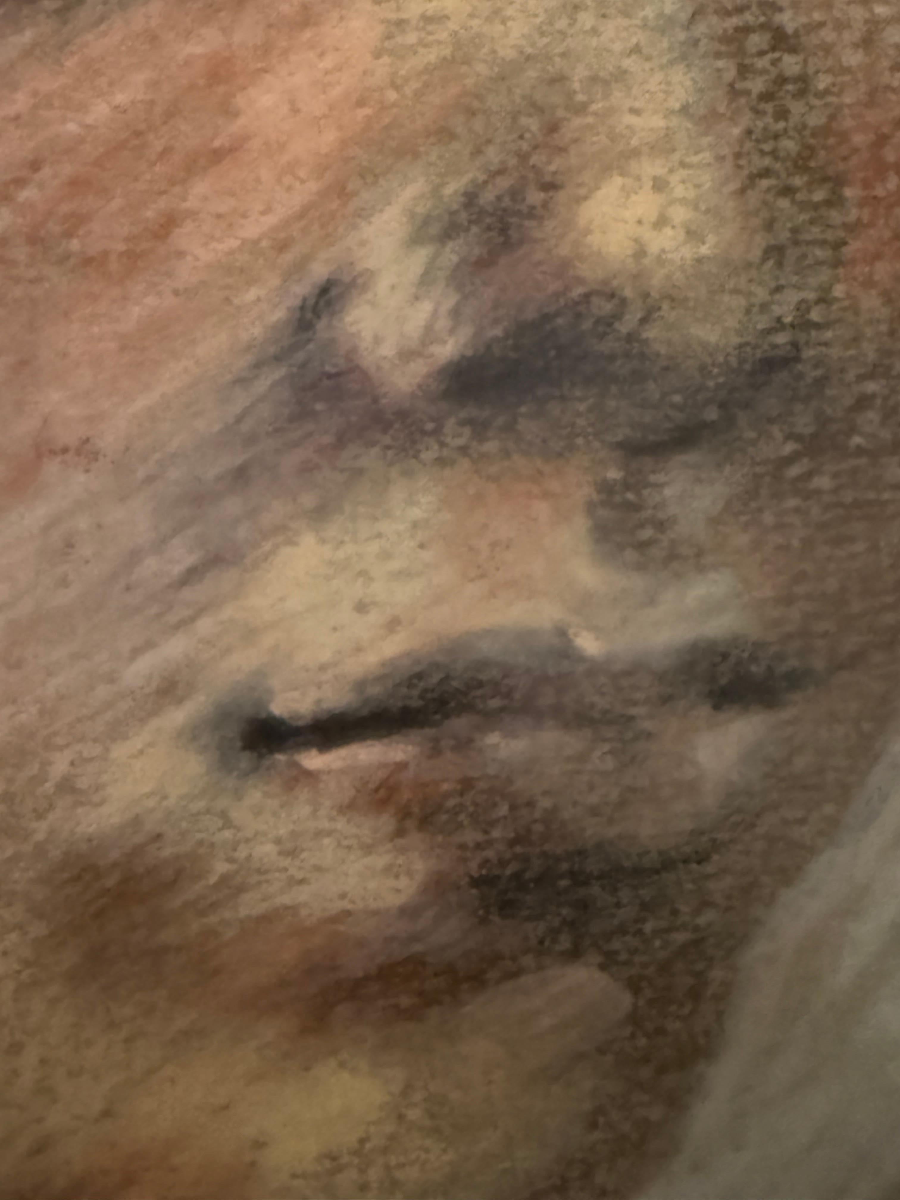 Ritratto di ragazzo a pastello, di Tadillaz in vendita 1