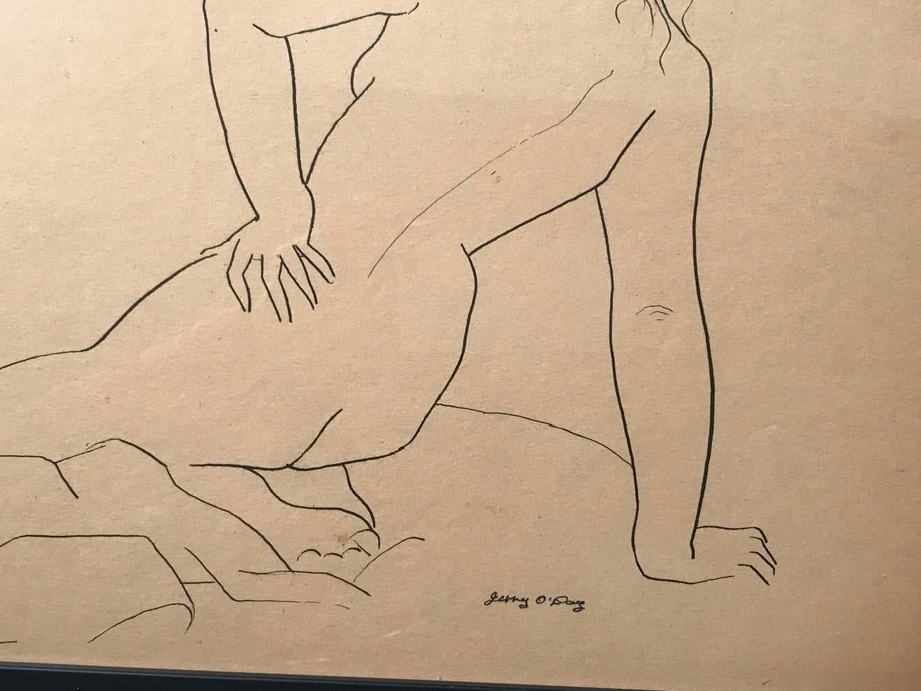 Jerry O'Day Nude Drawing #3 1