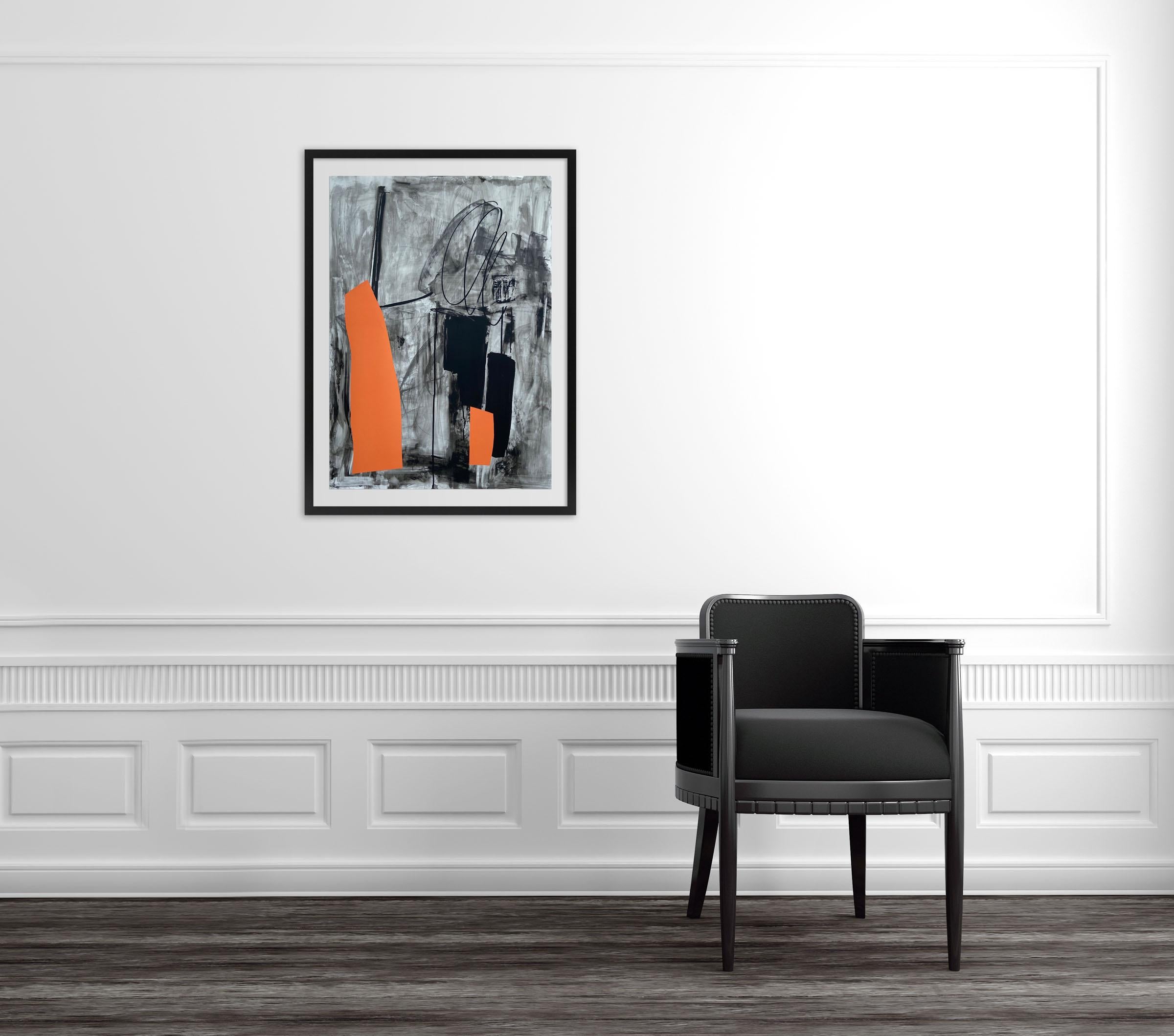 Equilibrio (Pittura astratta) - Painting di Adrienn Krahl