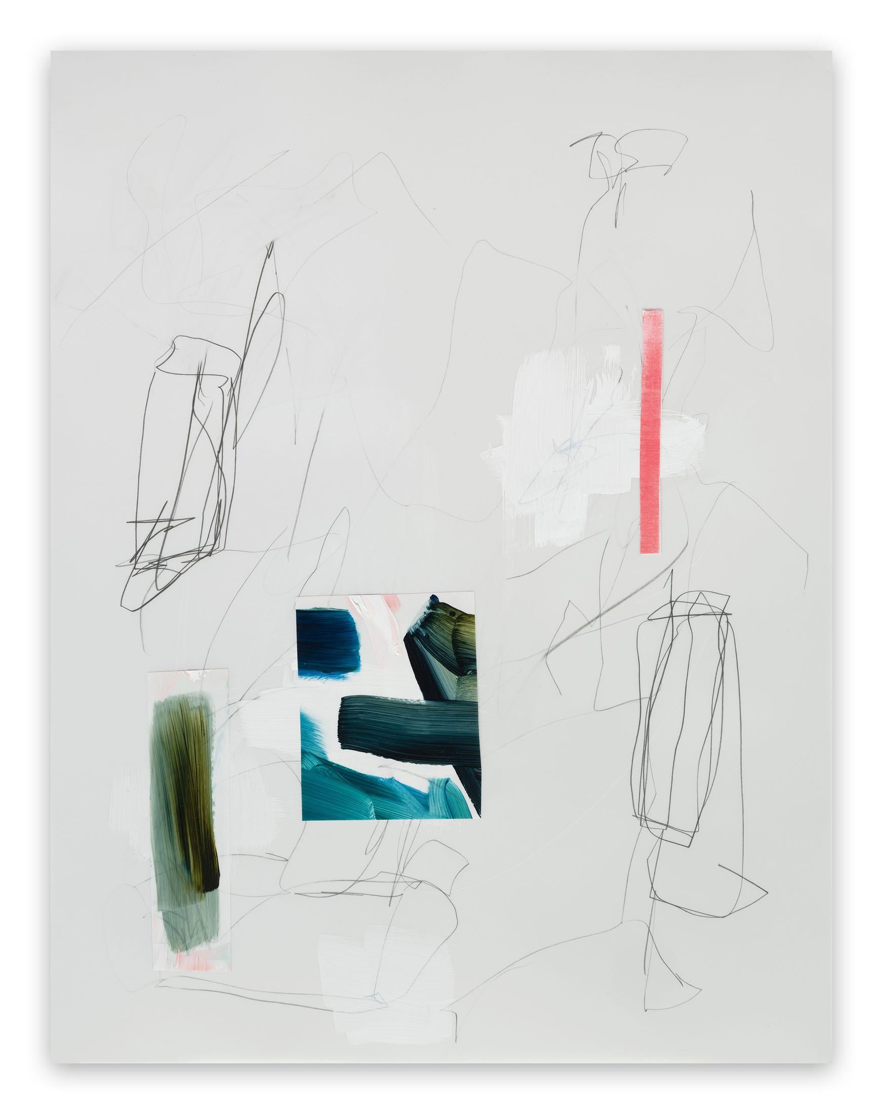 Julie Breton Abstract Drawing - Memories No.3 (Abstract painting)