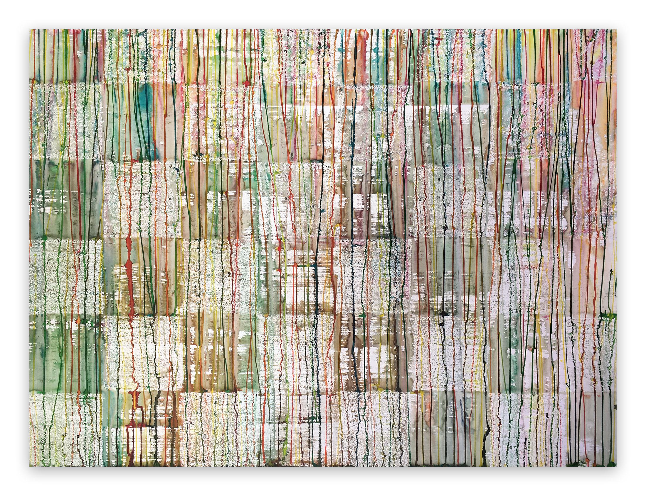 Abstract Drawing Martin Reyna  - Damier 20153 (peinture abstraite)