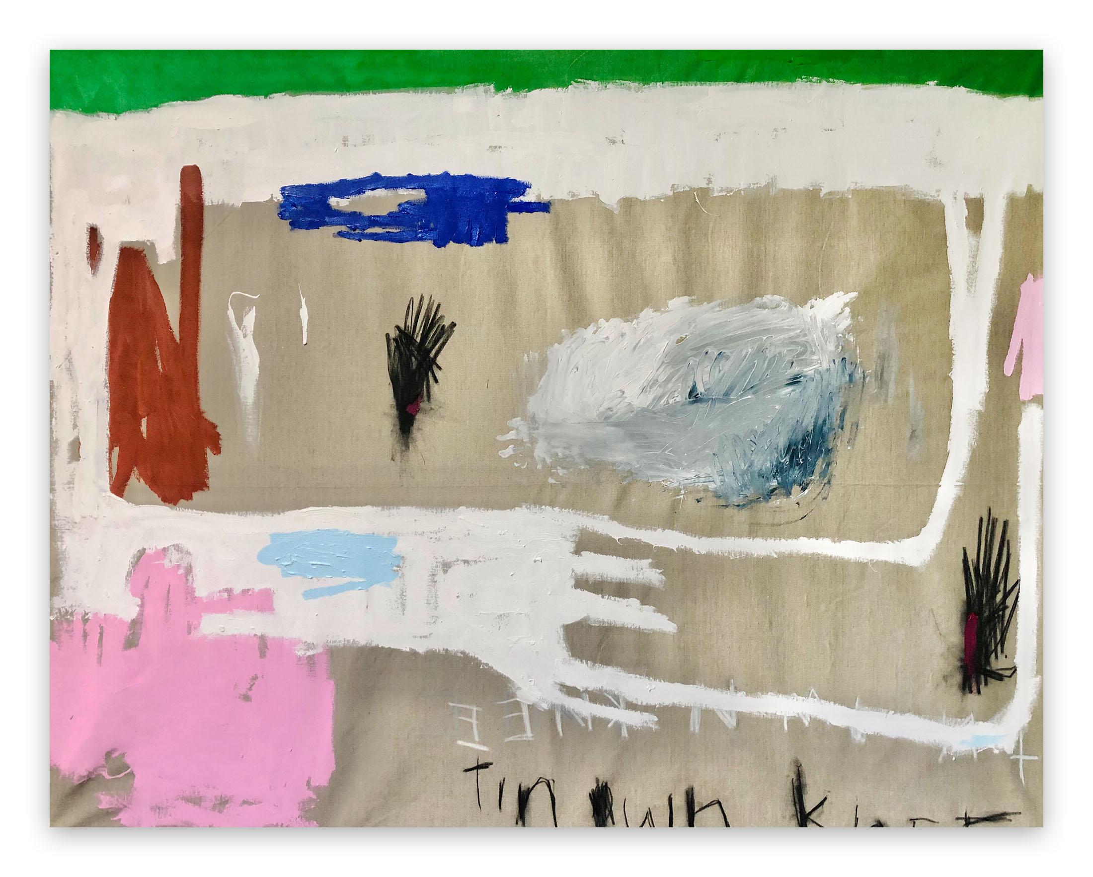 Nathan Paddison Abstract Painting - TinOwnKnee (Abstract painting)
