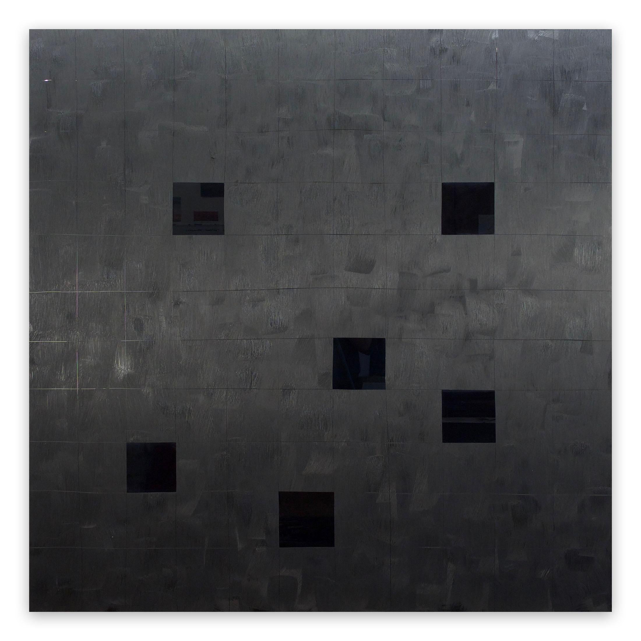 Tom Henderson Abstract Painting - Suspended Animation (Abstract painting)