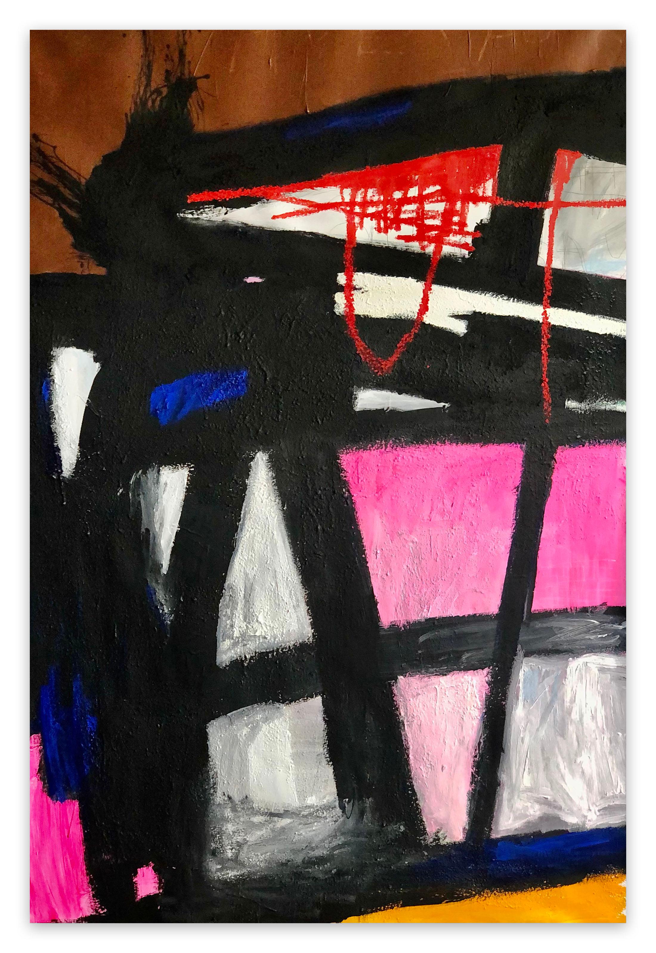 Nathan Paddison Abstract Painting - AyeSays (Abstract painting)