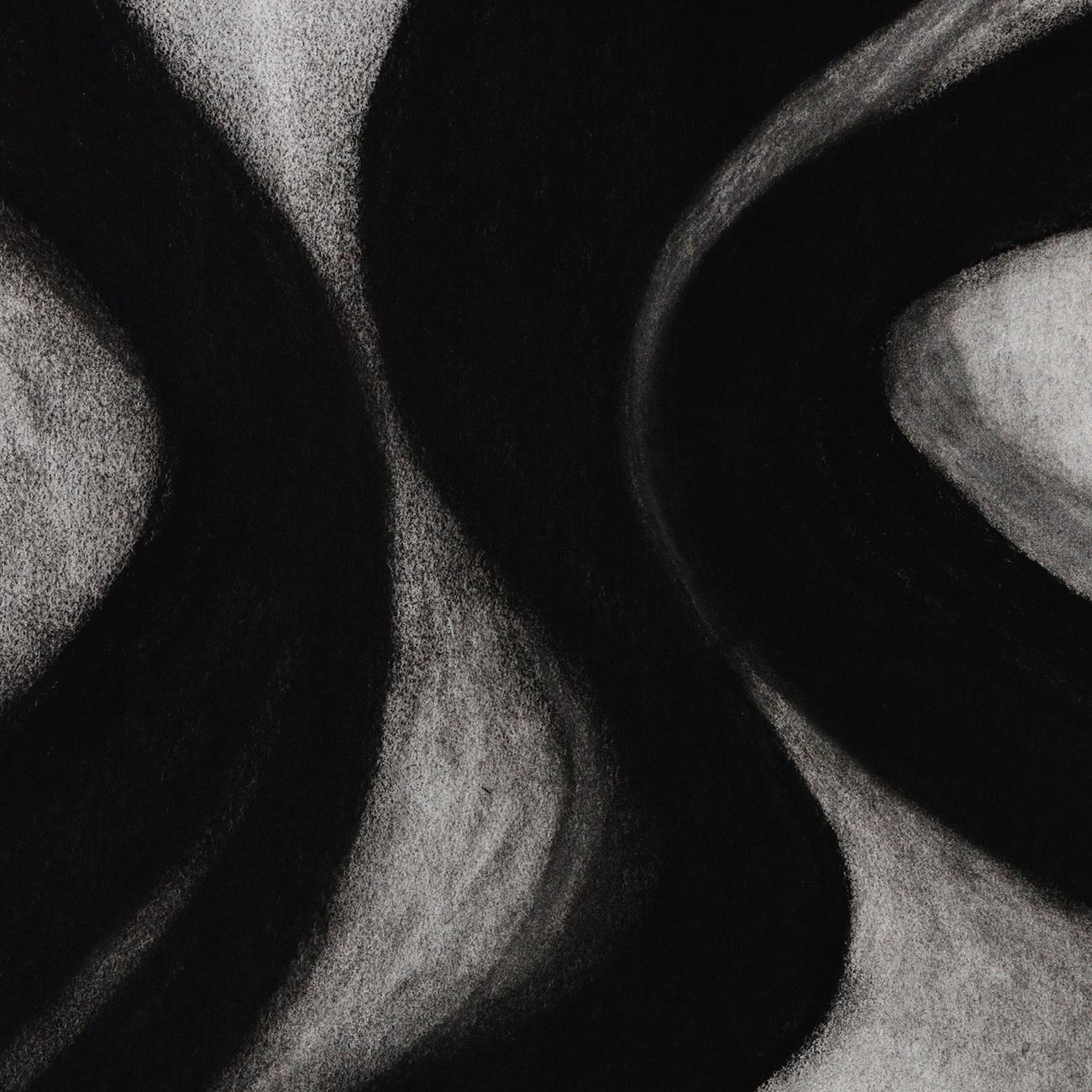 Dovetail small 2 (Abstract drawing)
Charcoal on paper - Unframed.

