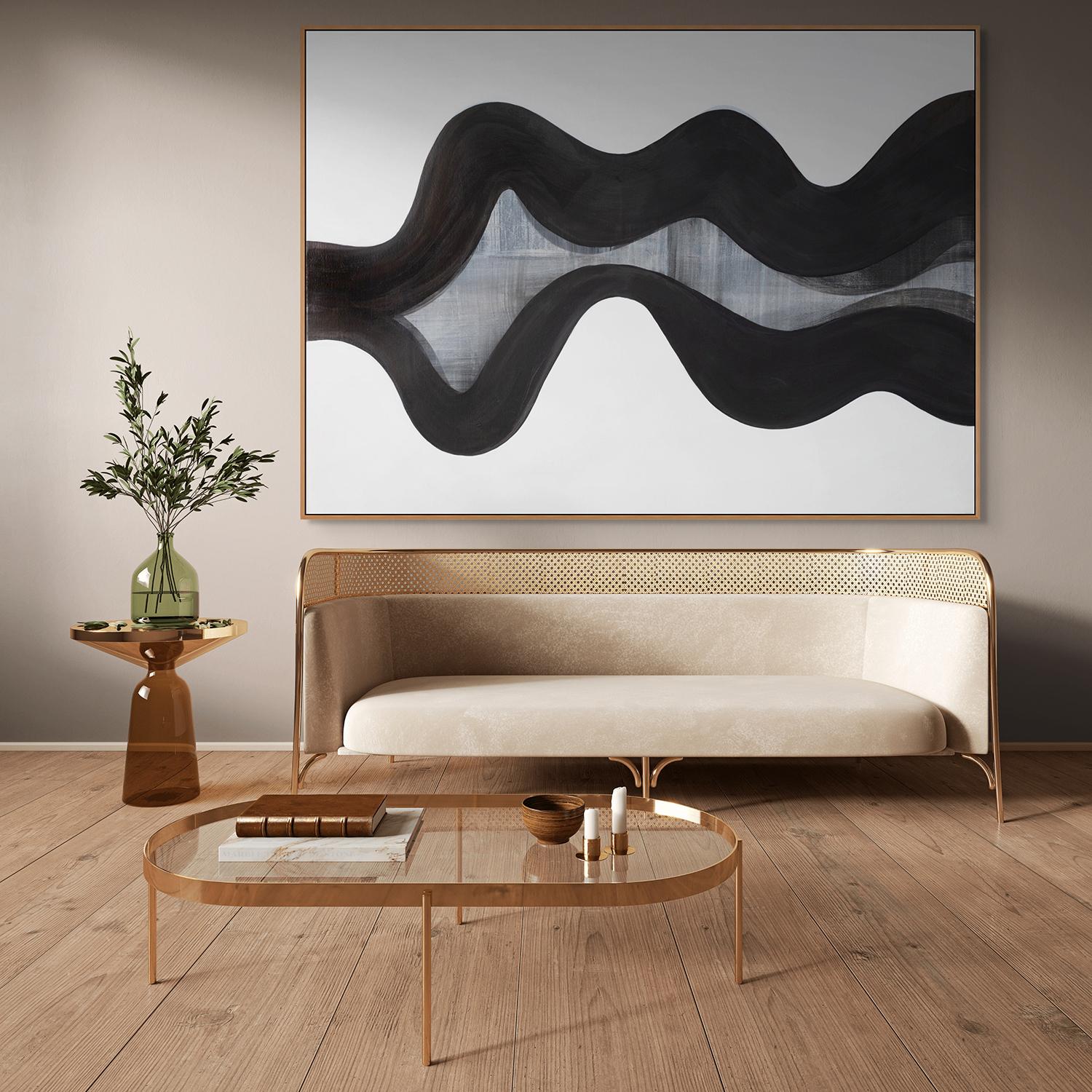 Promontory (Abstract painting) - Art by Margaret Neill