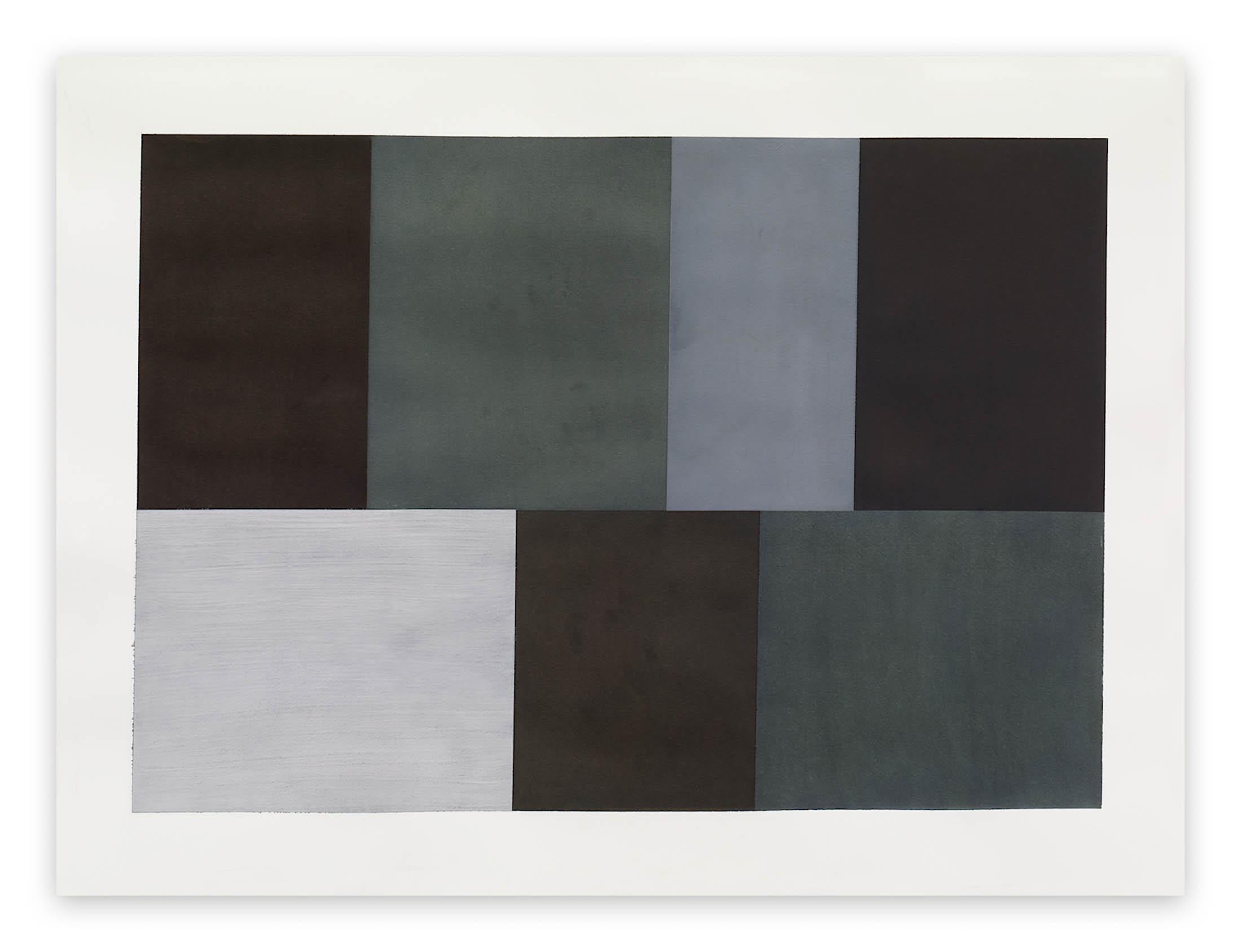 Tom McGlynn Abstract Drawing - Test Pattern 5 (Grey study)