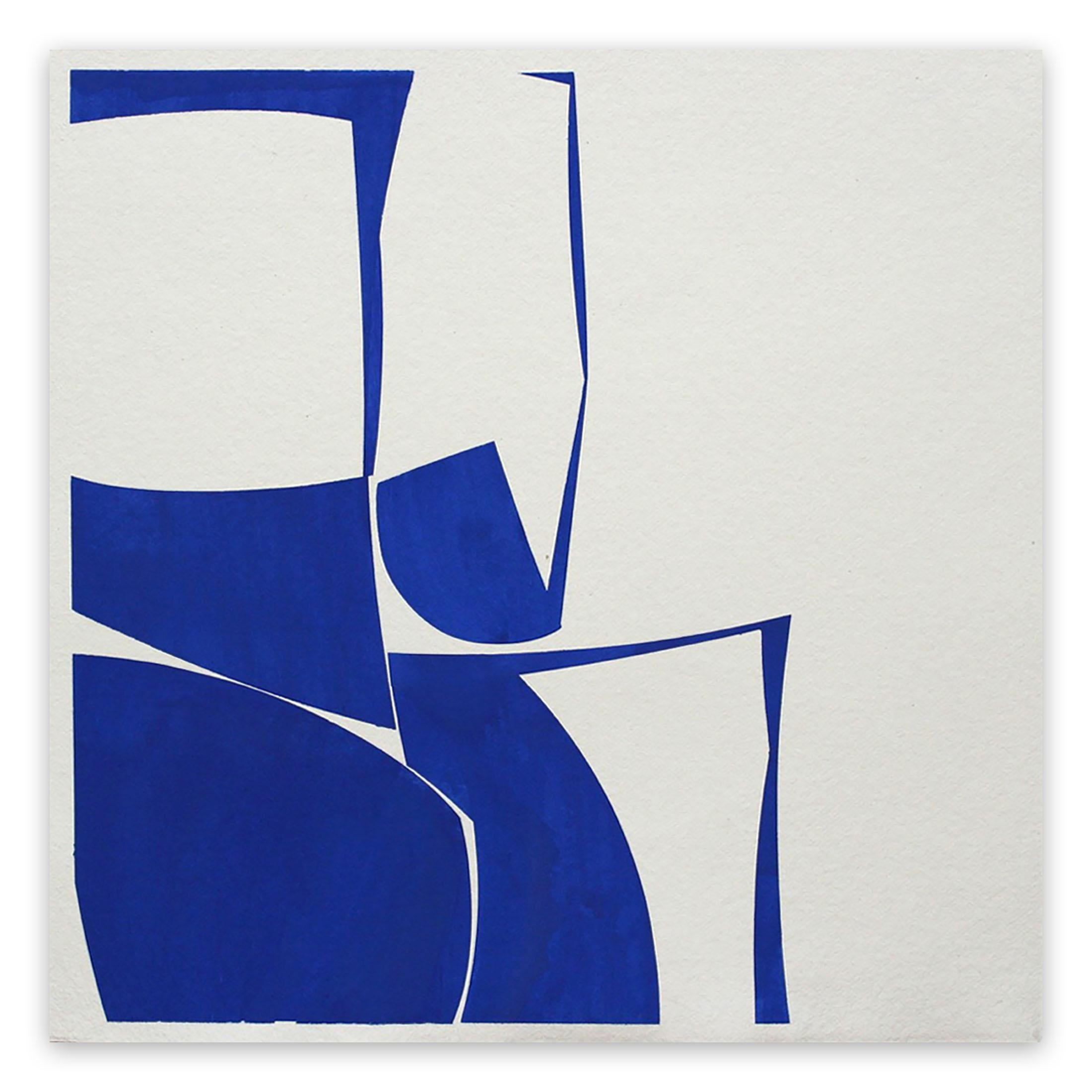 Joanne Freeman Abstract Drawing - Covers 24 Blue G Summer