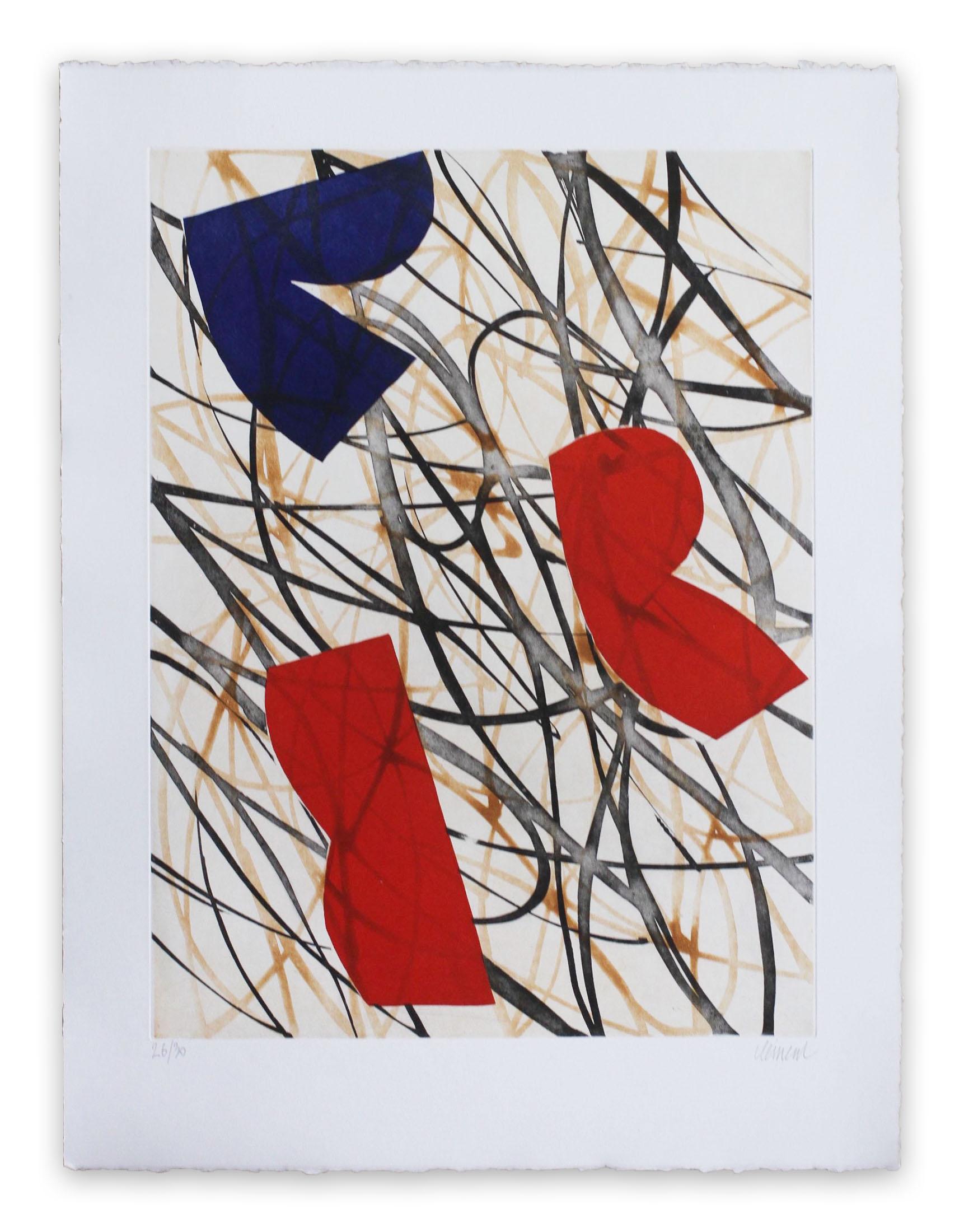 Abstract Print di Alain Clément - 13F1G-2013 (Stampa abstract)
