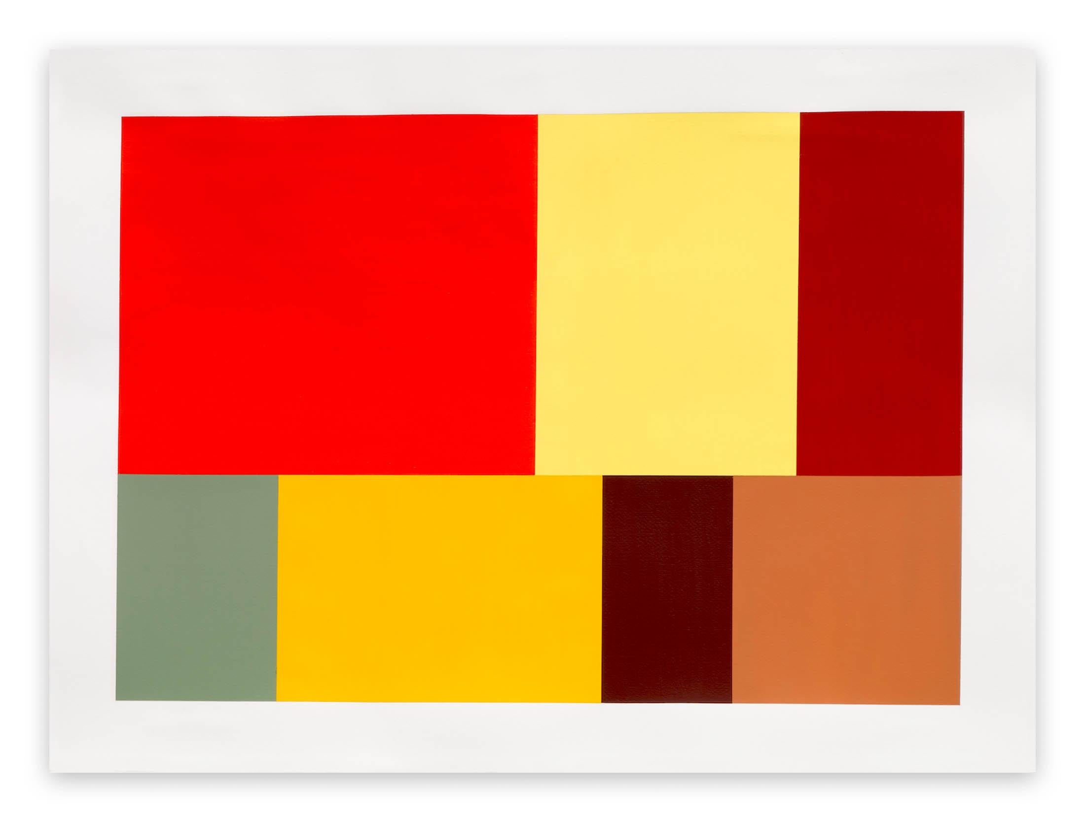 Tom McGlynn Abstract Painting - Test Pattern 8 (Naples) (Abstract painting)
