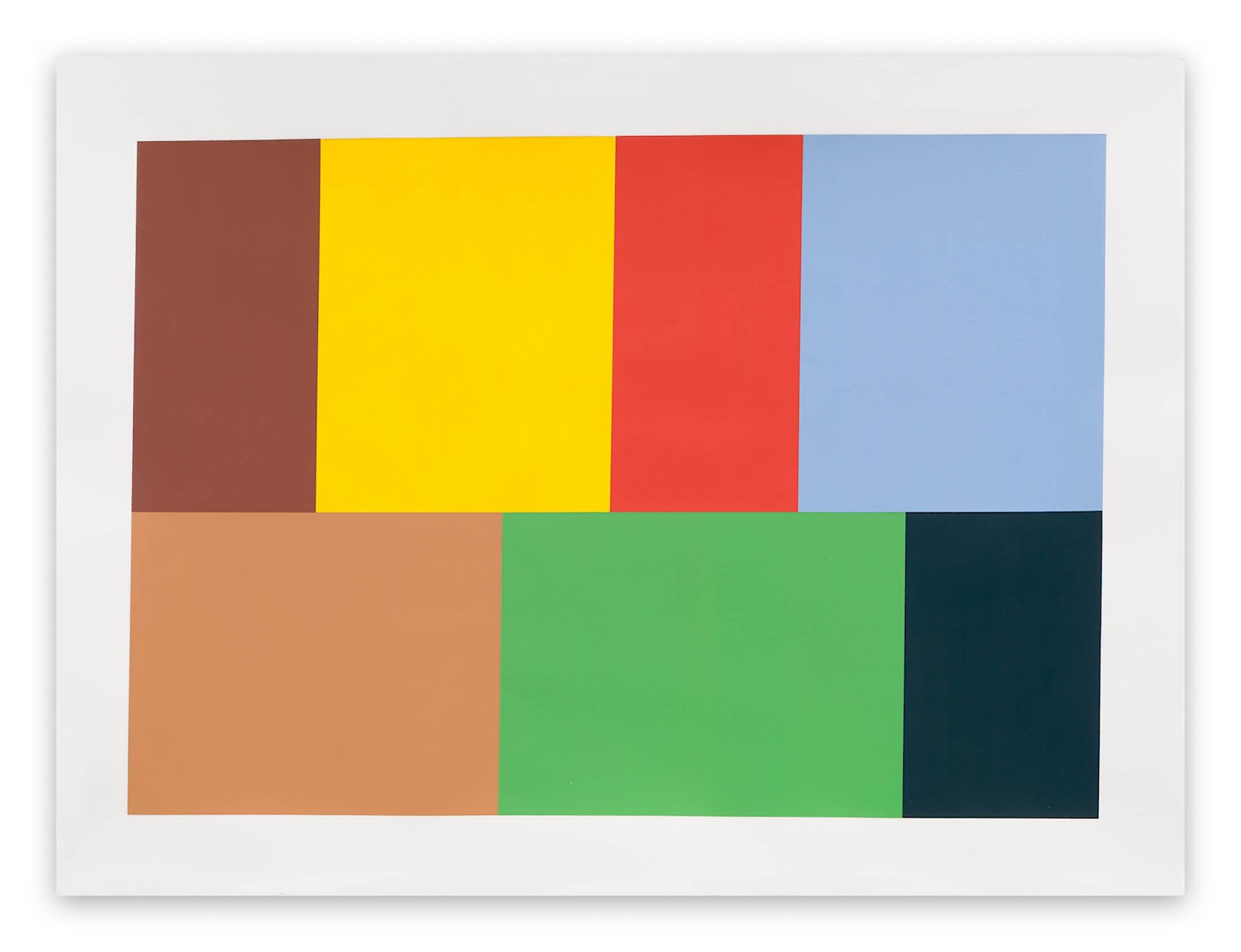 Tom McGlynn Abstract Painting - Test Pattern 10 (Venice) (Abstract painting)