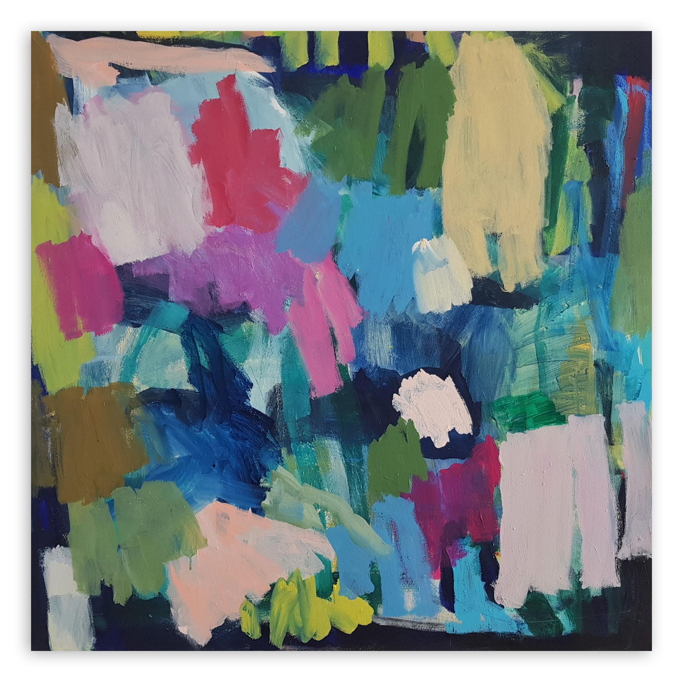 Diana Krinninger Abstract Painting - Untitled 54411 (Abstract painting)