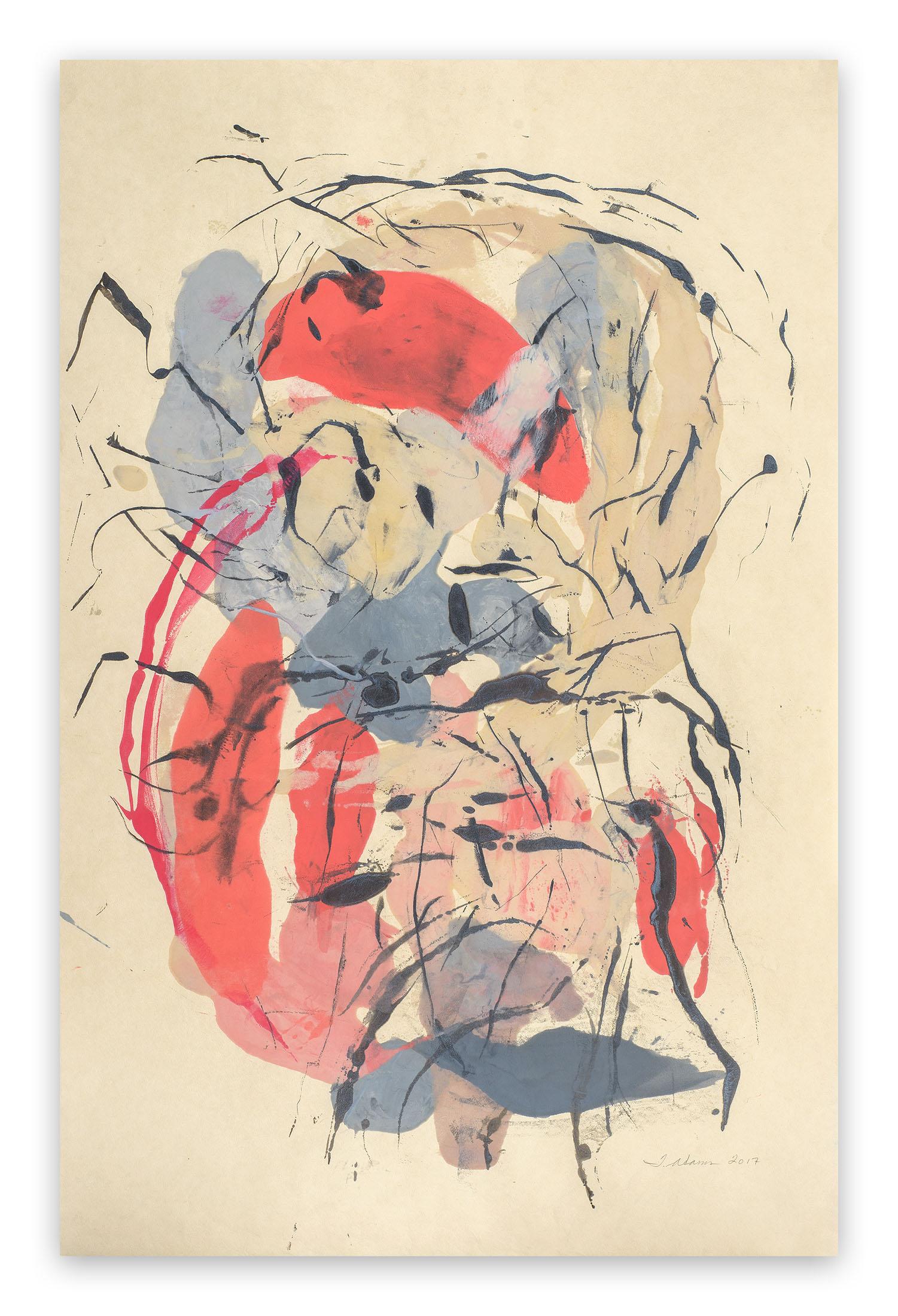 Tracey Adams Abstract Painting – Guna TT (Abstraktes Gemälde)