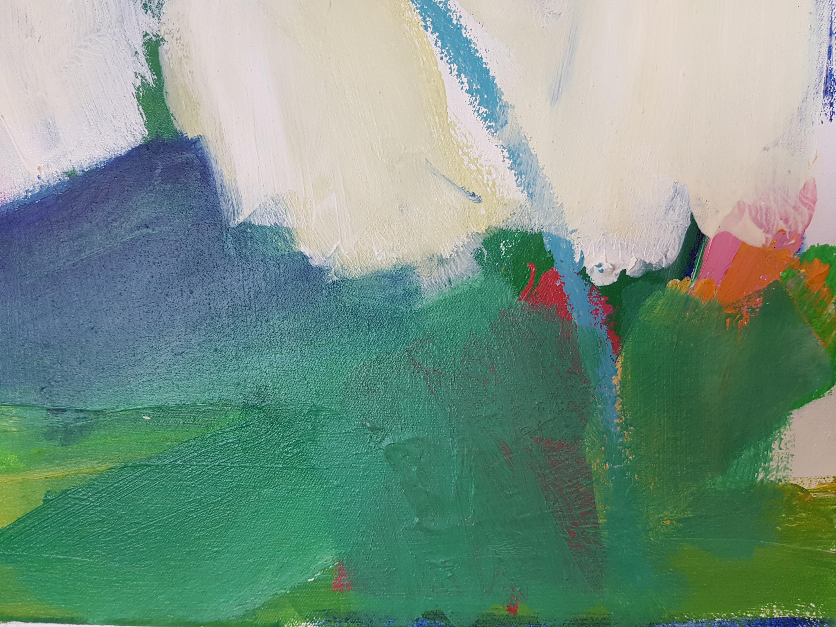Green hope (Abstract painting) 1