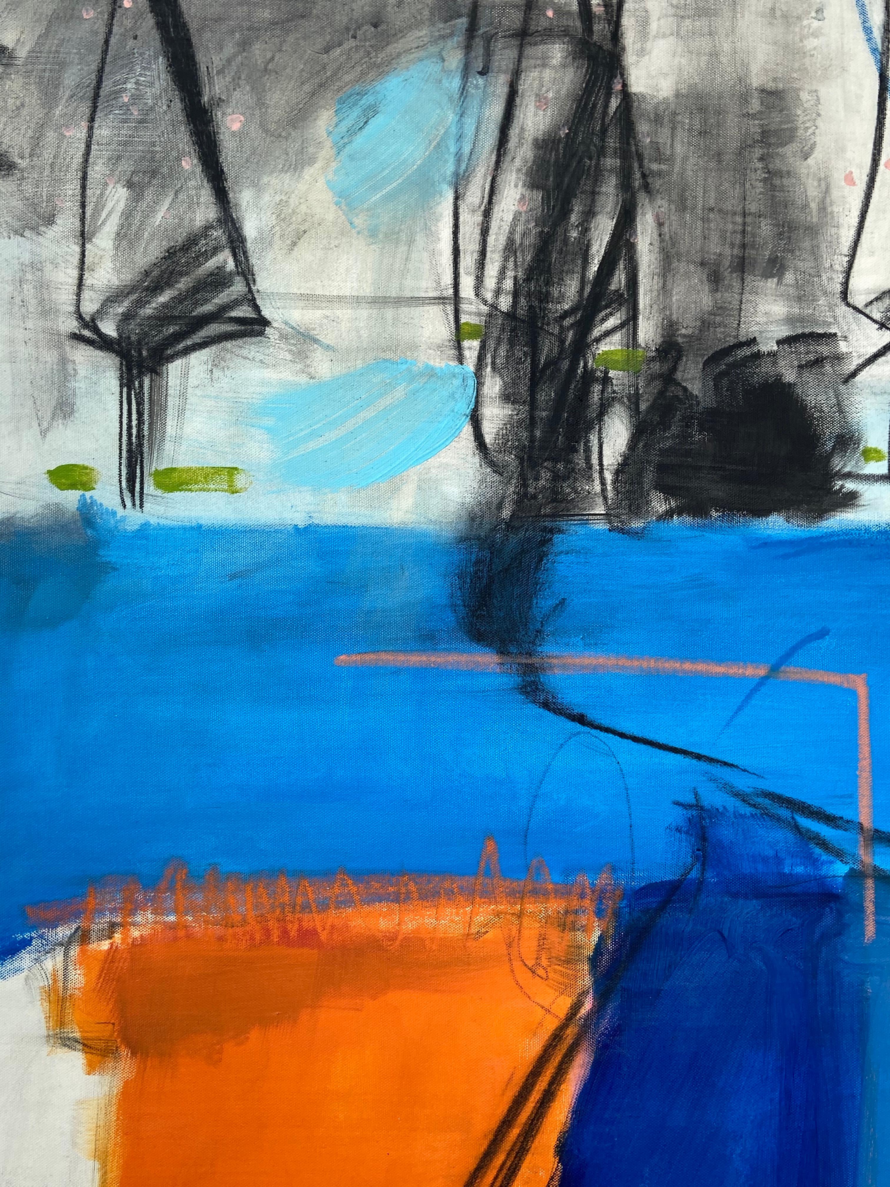 Acrylic, charcoal and oil pastel on canvas  - Unframed.

Artwork exclusive to IdeelArt.

Adrienn Krahl’s paintings express a profound sense of drama and emotional weight. Krahl works in a range of mediums, including acrylics, charcoal and ink,