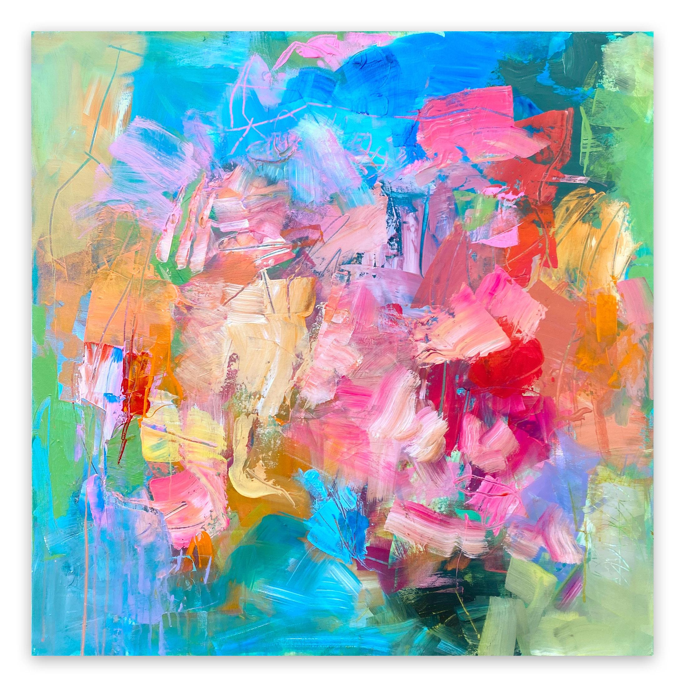 Michelle Marra Abstract Painting - Set in Motion (Abstract painting)