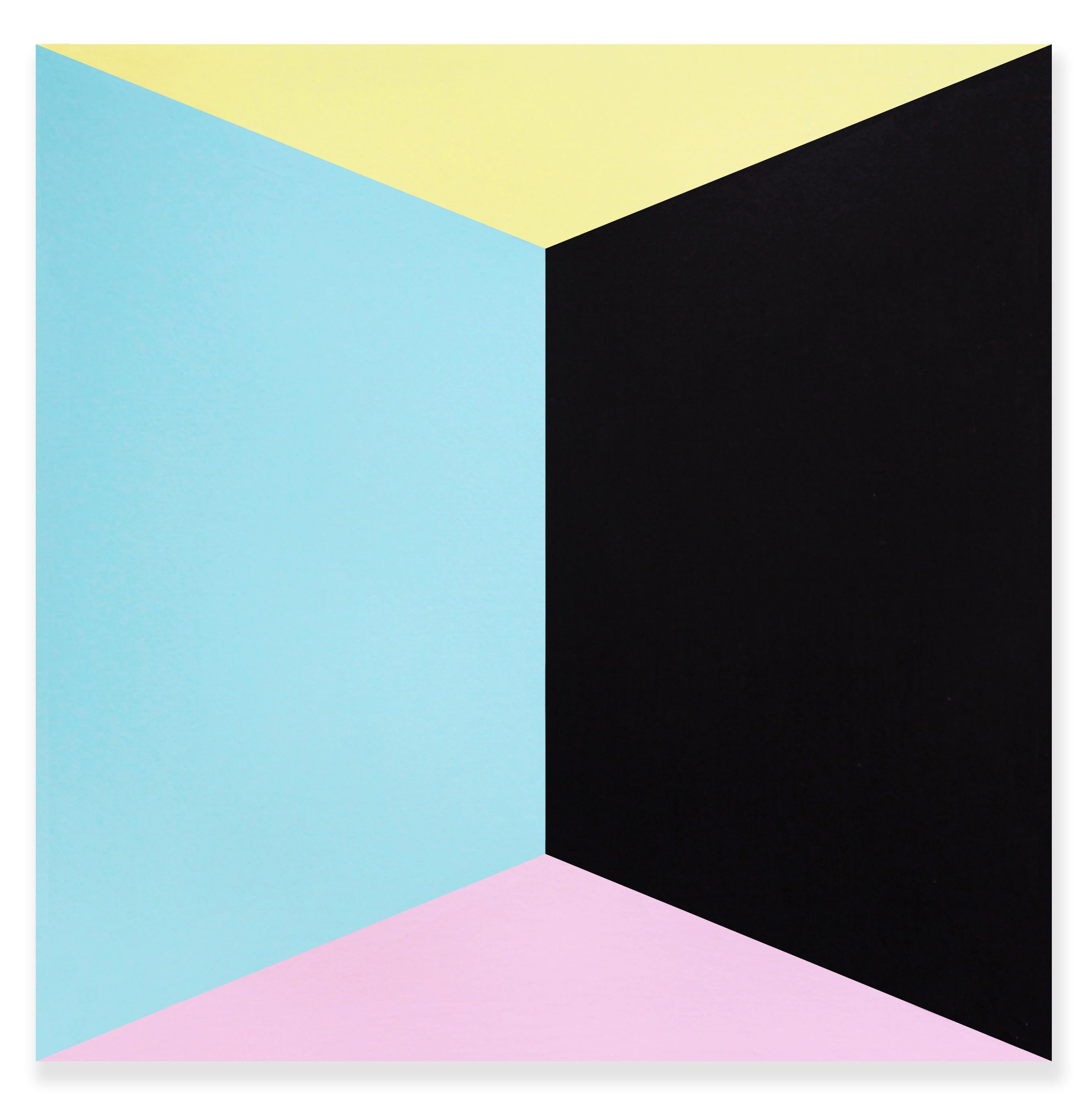 Brent Hallard Abstract Painting - Box I (Abstract painting)