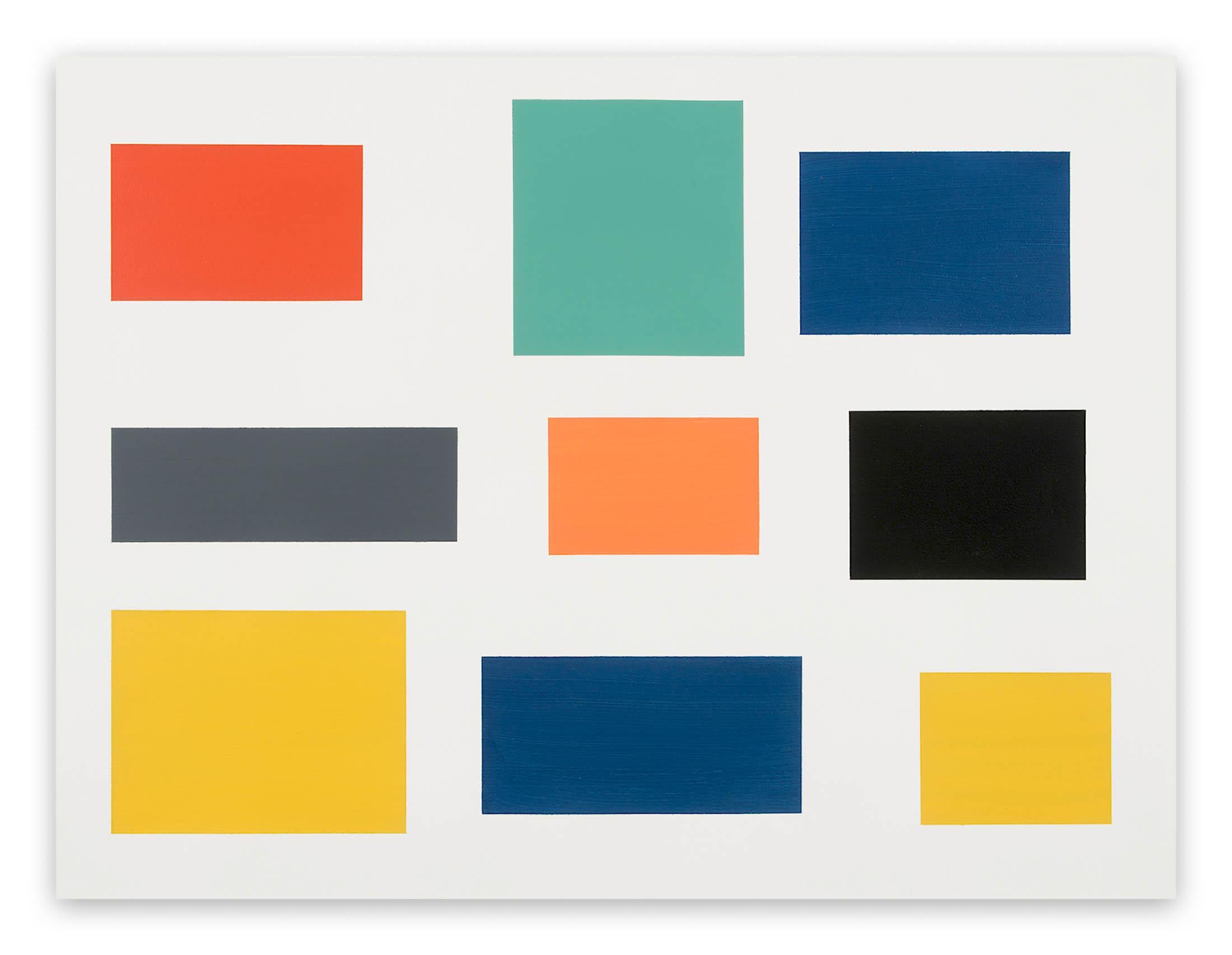 Tom McGlynn Abstract Painting - Survey 2 (Abstract painting)