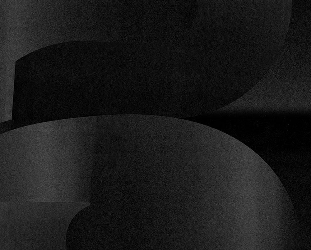 M252 (Abstrakte neue Medien) (Schwarz), Abstract Drawing, von Jesús Perea	