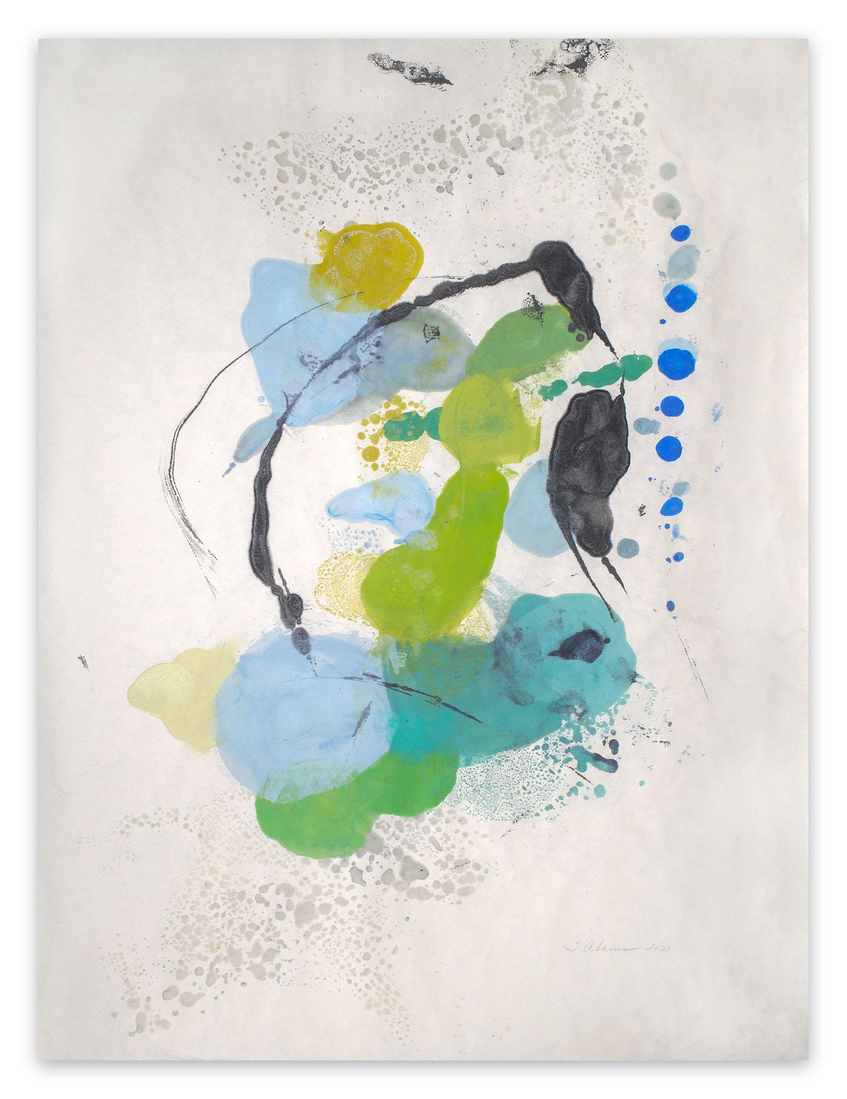 Tracey Adams Abstract Painting - Sattva 39 (Abstract painting)