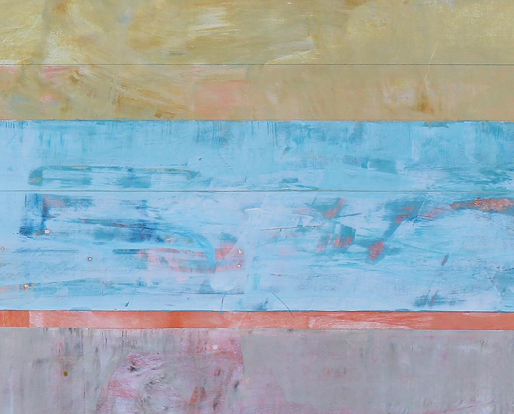 Ohne Titel 559 (Abstraktes Gemälde) (Grau), Abstract Painting, von Clay Johnson