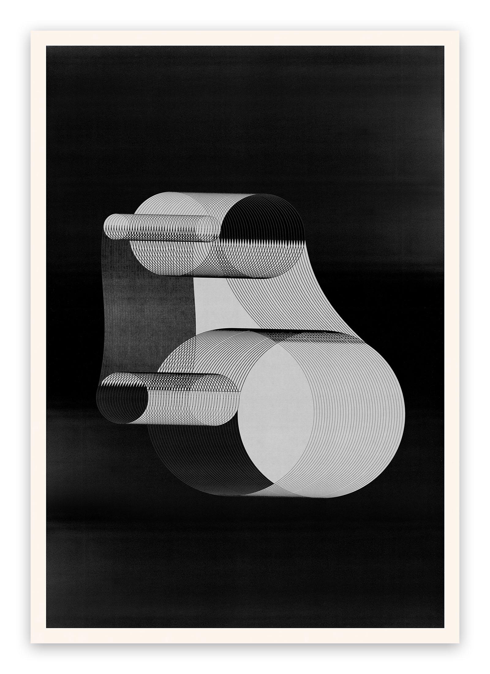 M353 (Abstract Print)

Digital creation, printed on Hahnemühle Photo Rag de 308 gr - Unframed.

Fluctuating between illustration and expressionism, connecting the geometric and biomorphic worlds, Perea communicates the subtle mathematical beauty of