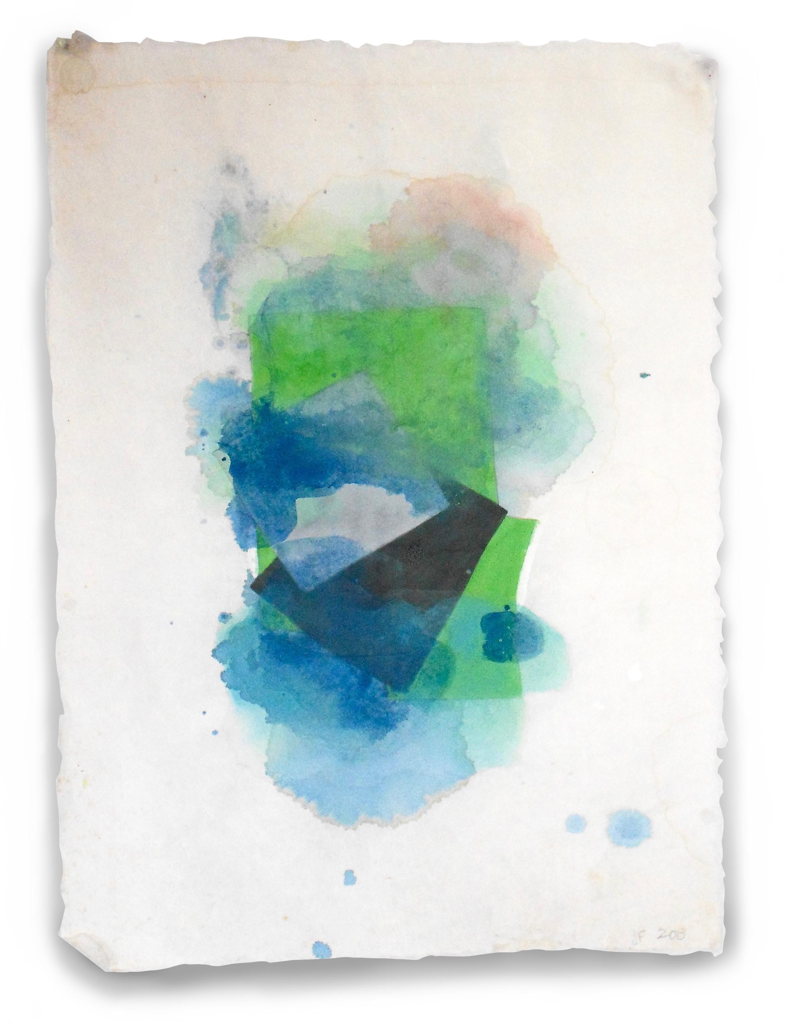 Jean Feinberg Abstract Drawing - Blur (Abstract painting)