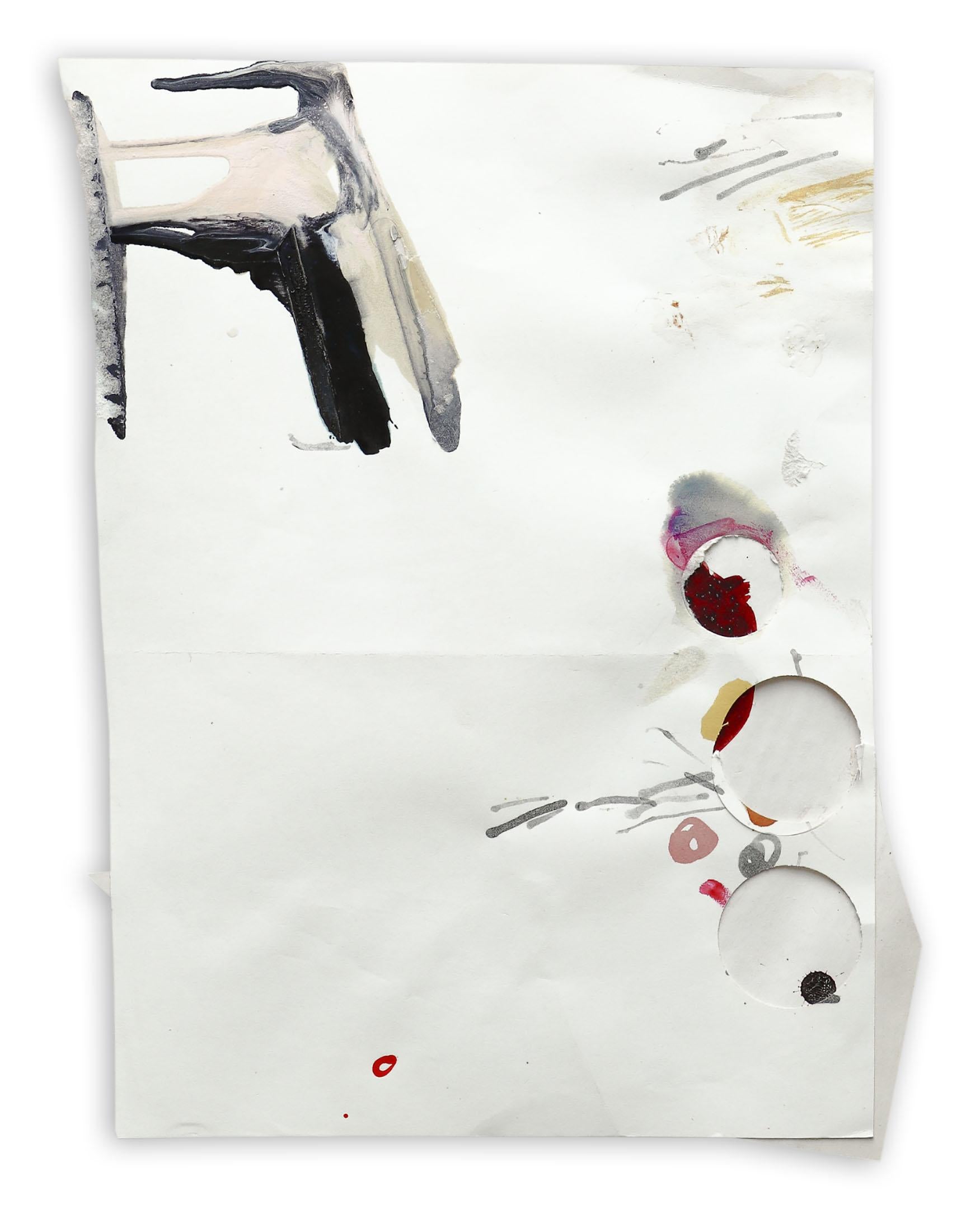 Harald Kroner  Abstract Painting – (Abstrakte Arbeit auf Papier, 2005)