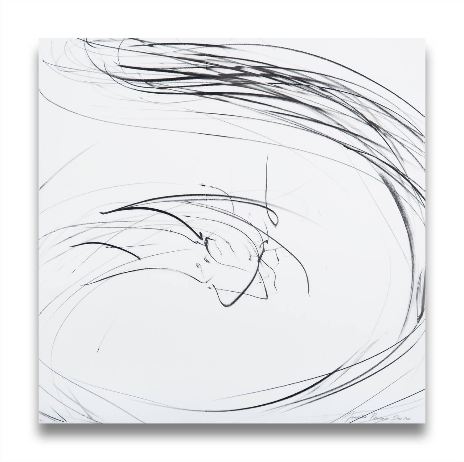 Jaanika Peerna Abstract Painting - Small maelstrom (Ref 855) (Abstract drawing)