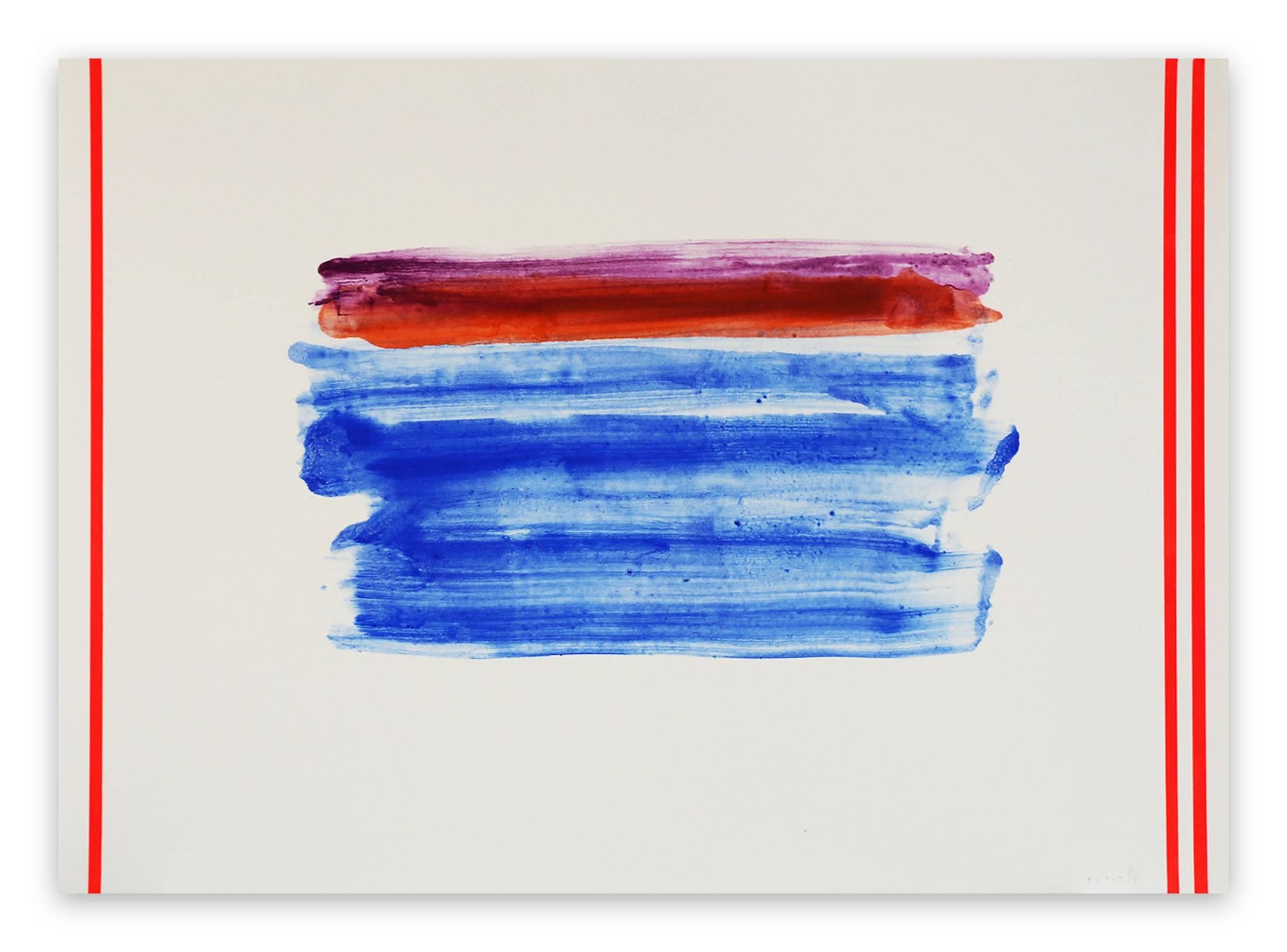 Abstract Painting di Claude Tétot - Senza titolo 5 (Pittura astratta)