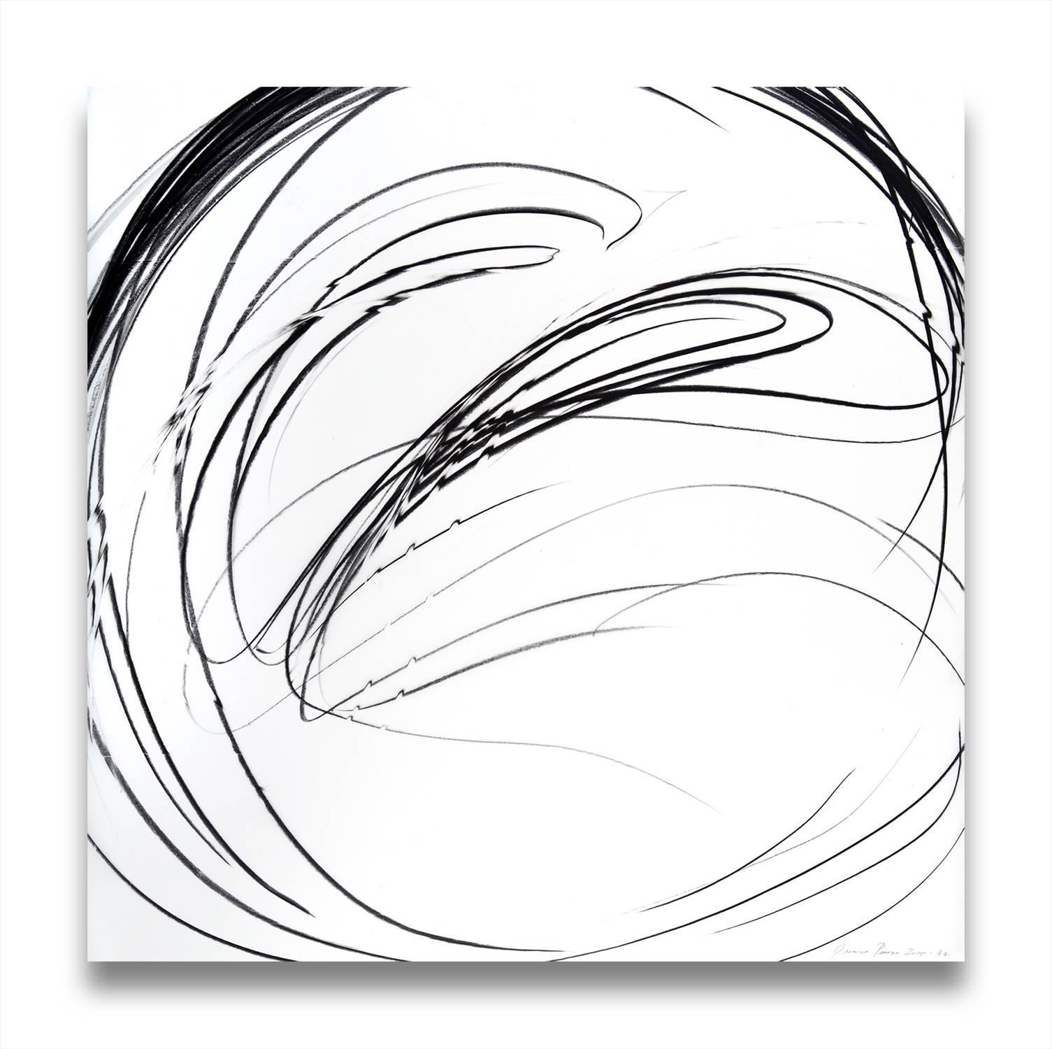 Jaanika Peerna Abstract Drawing - Maelstrom Series 77 (Abstract drawing)