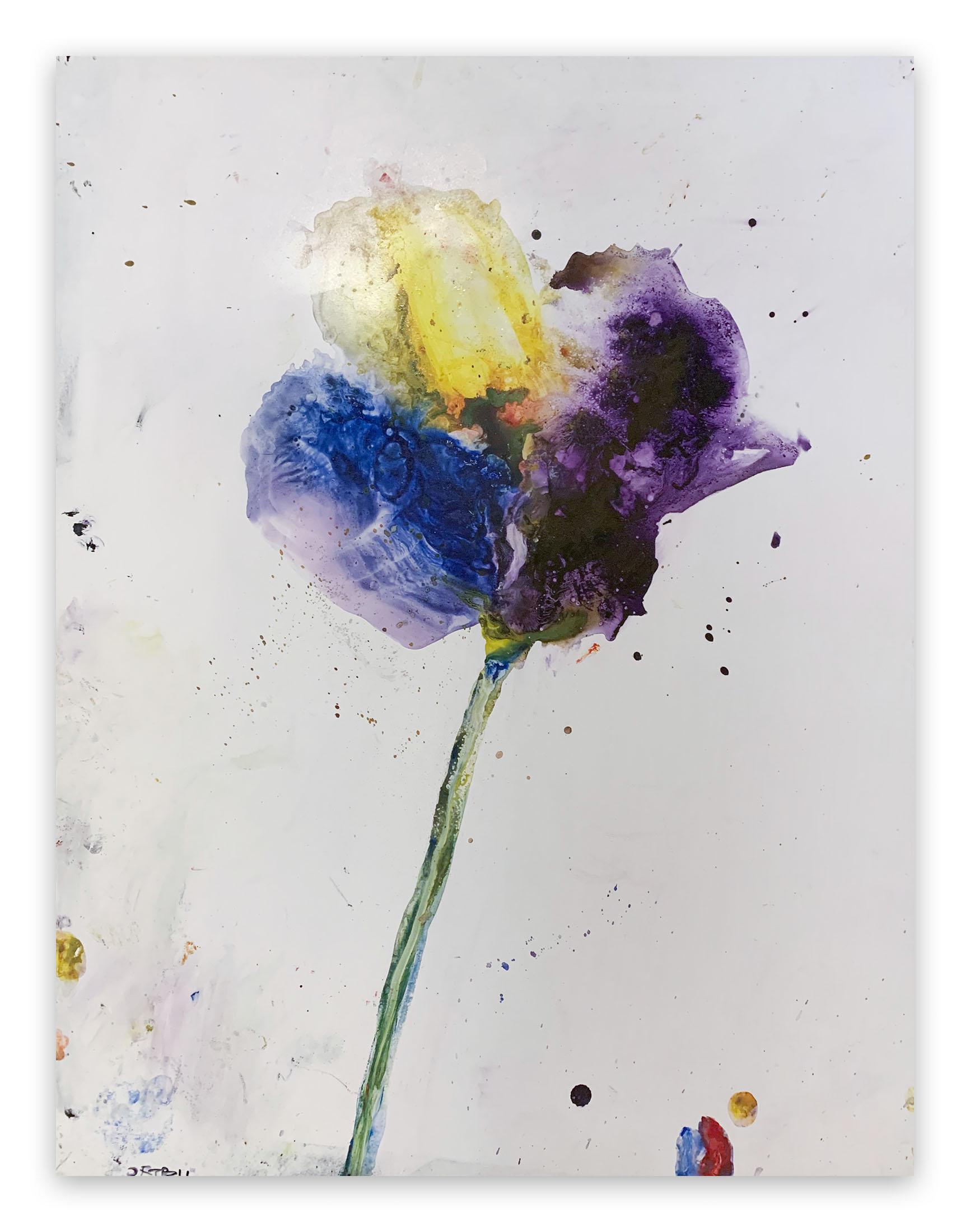Abstract Drawing di Robert Baribeau - Stelo #28 (Pittura astratta)