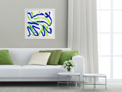 Dolphin Dance 30 (Abstract Drawing)