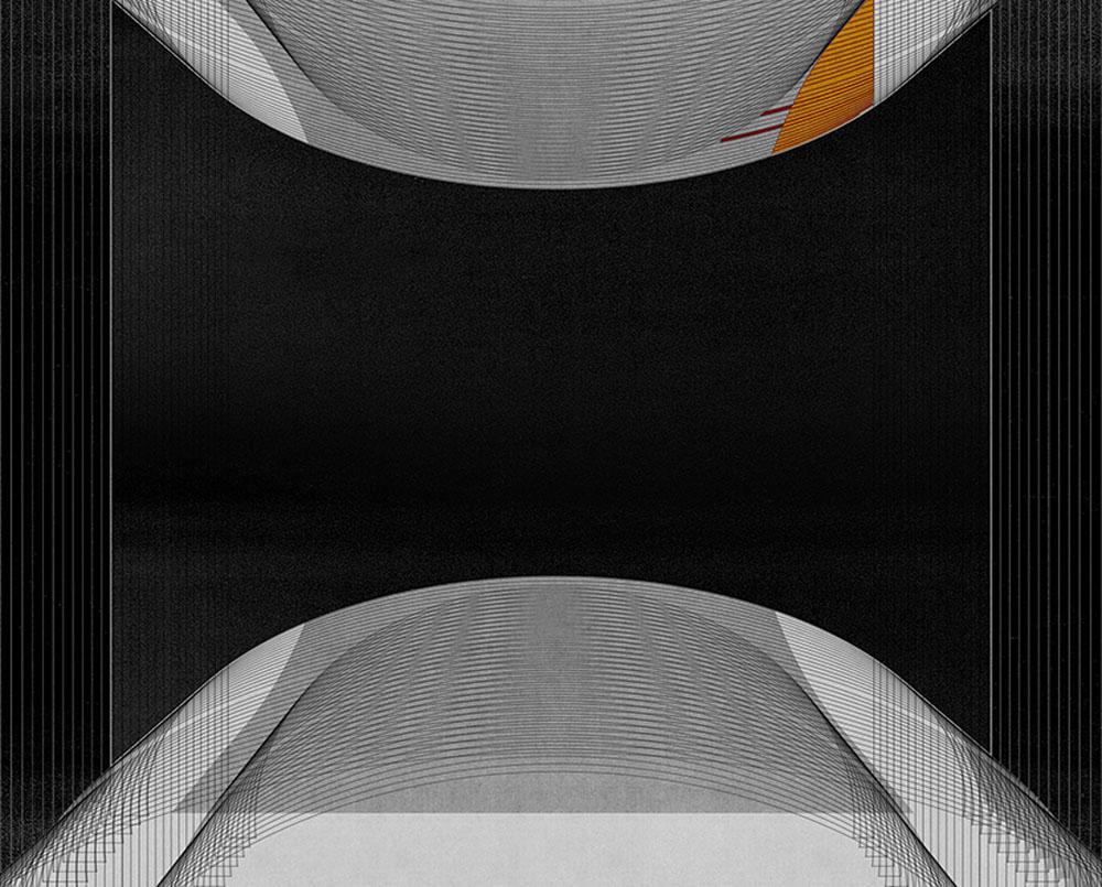 M336 (Dibujo abstracto) - Print Abstracto de Jesús Perea	